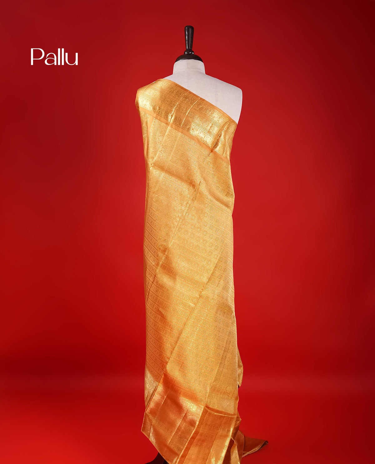 Golden Colour Samudrika Silk saree.