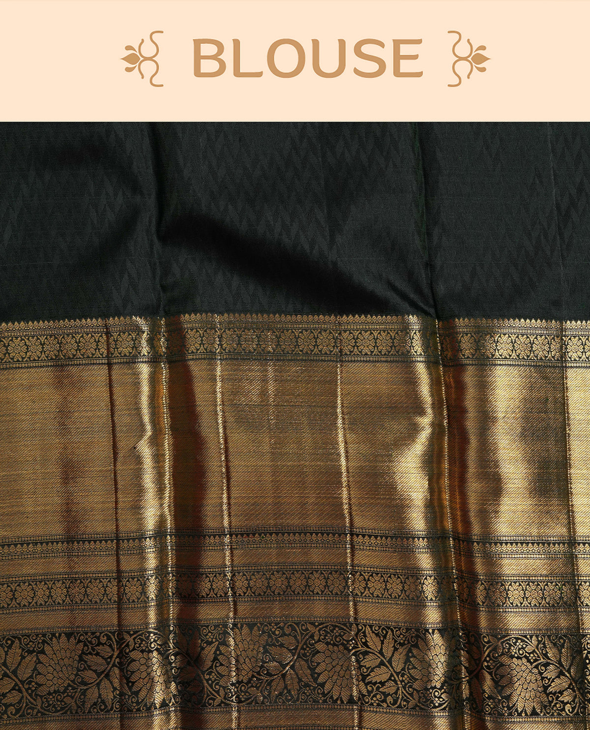 Bottle Green Colour Samudrika Silk saree.
