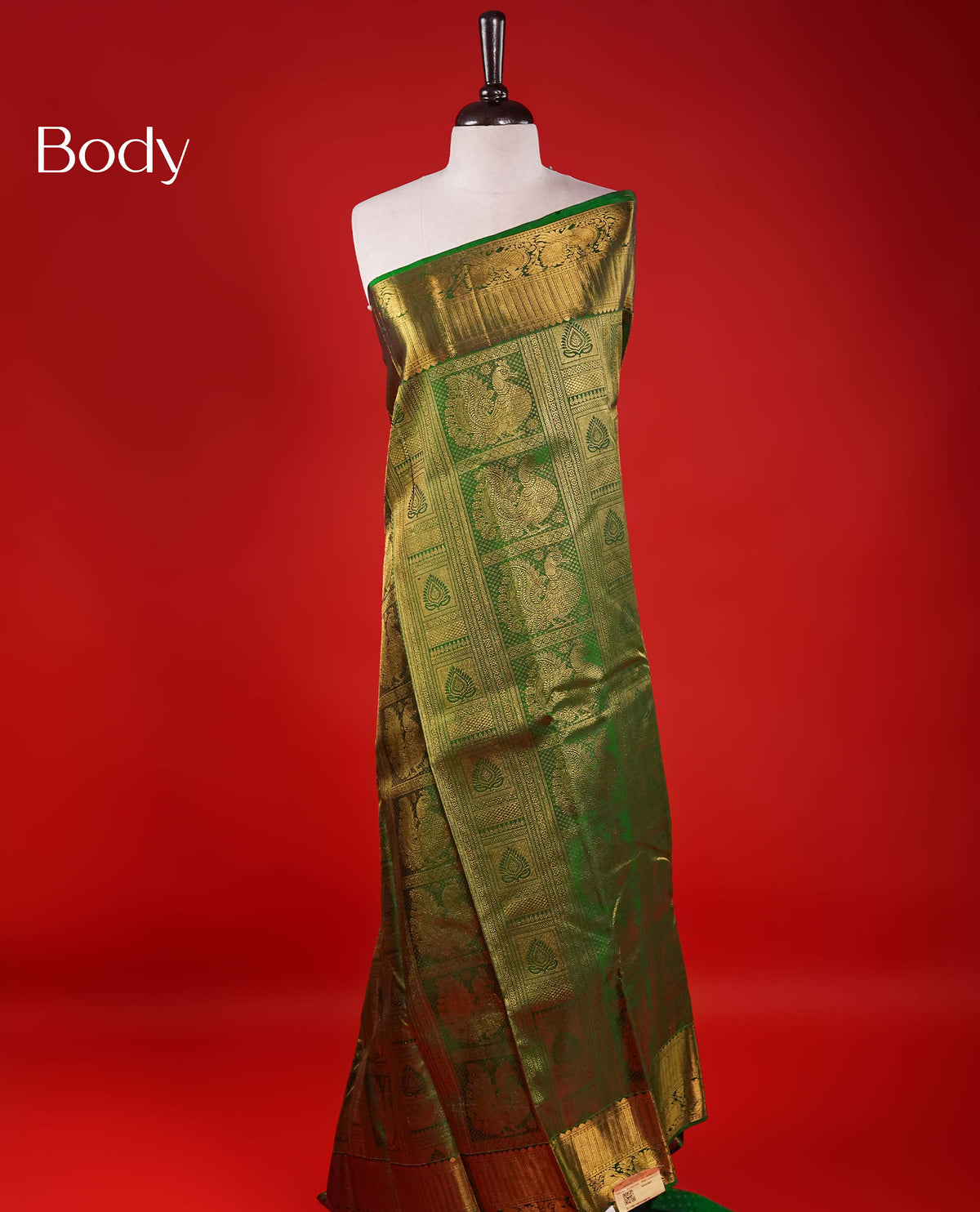 Green Colour Samudrika Silk saree.