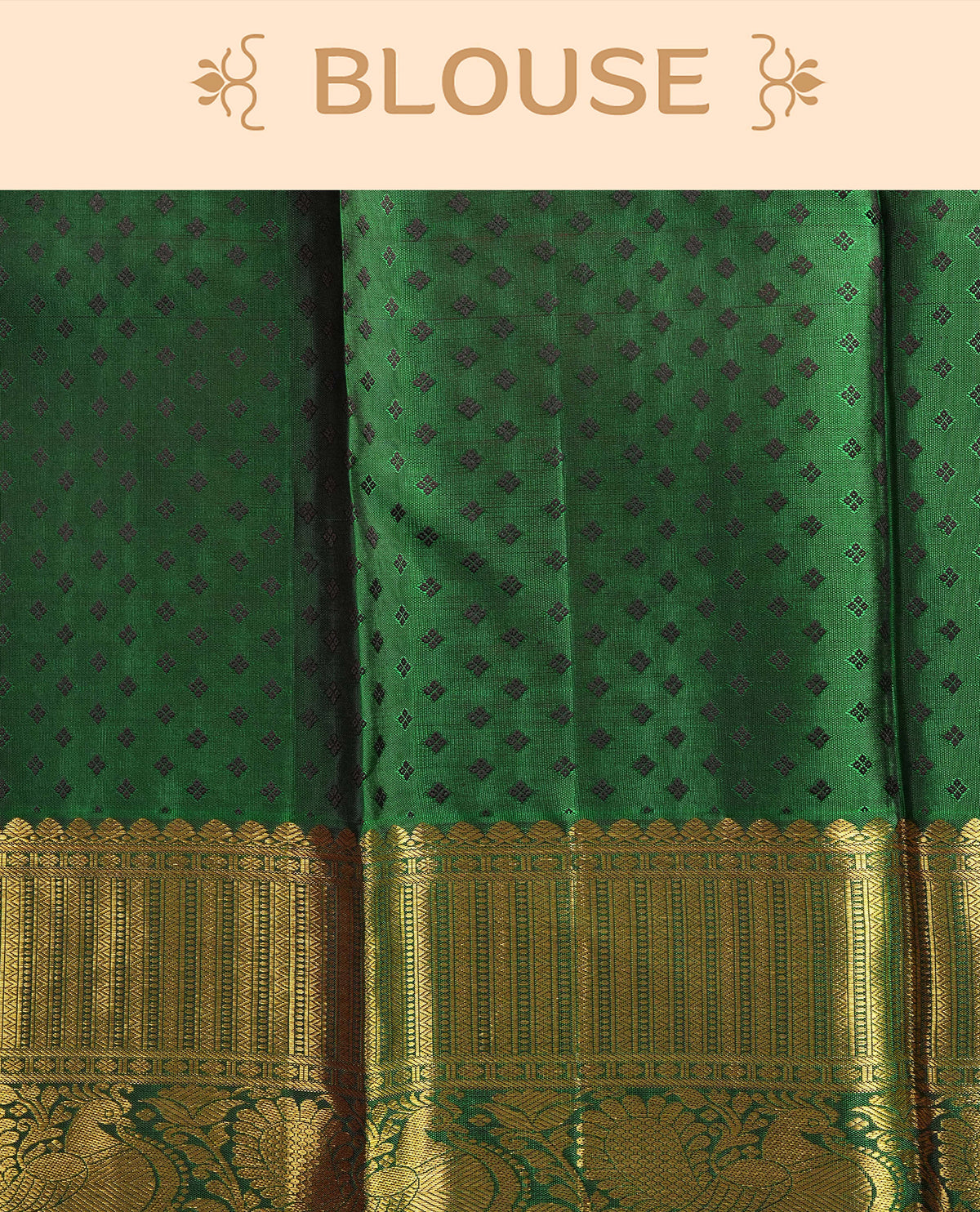 Green Colour Samudrika Silk saree.