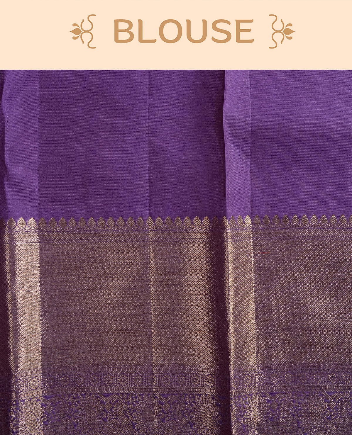 Lavender Colour Samudrika Silk saree.