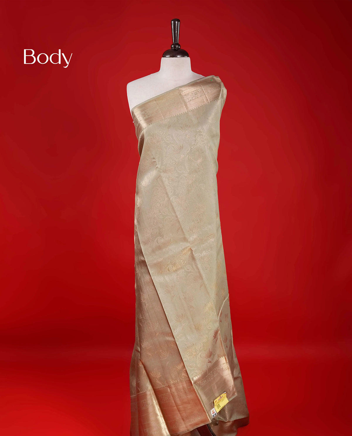 Sage Green Colour Samudrika Silk saree.