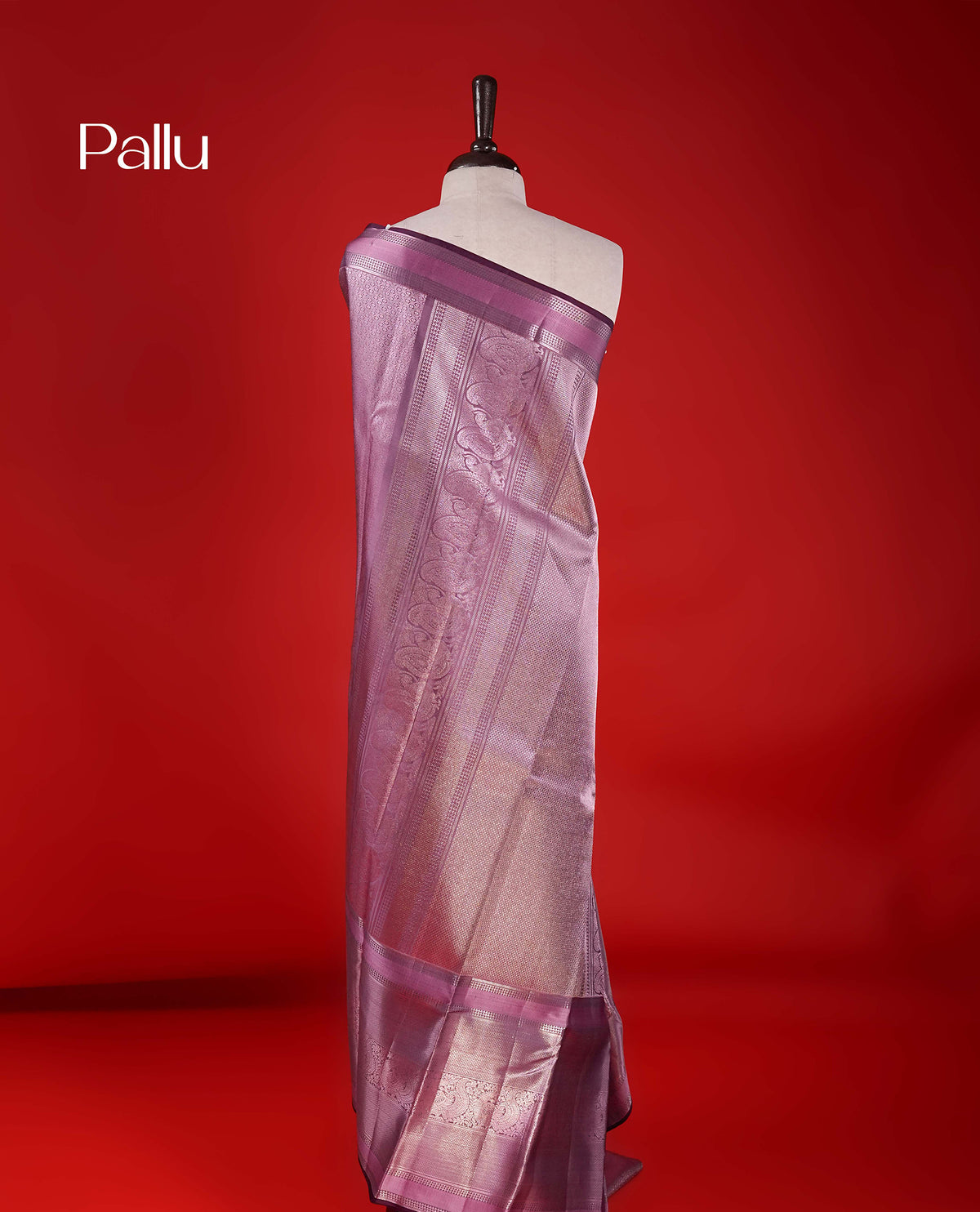 Lavender Colour Samudrika Silk saree.