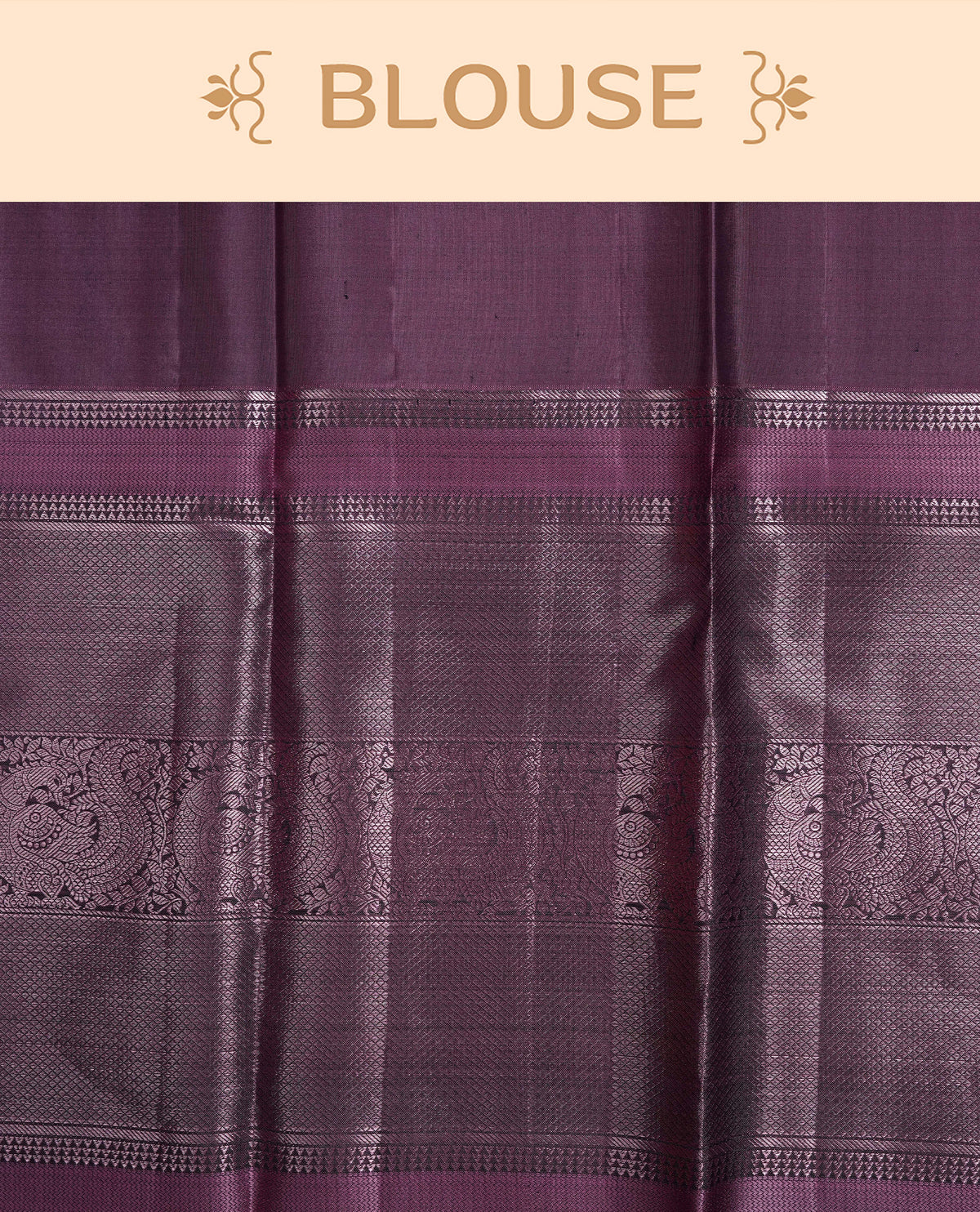 Lavender Colour Samudrika Silk saree.