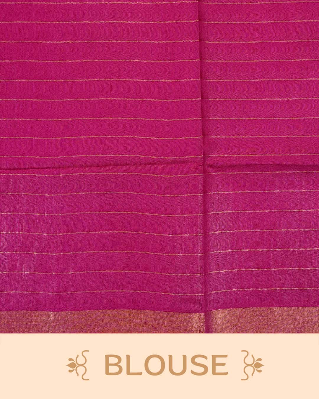 Magenta colour Tusser Silk saree