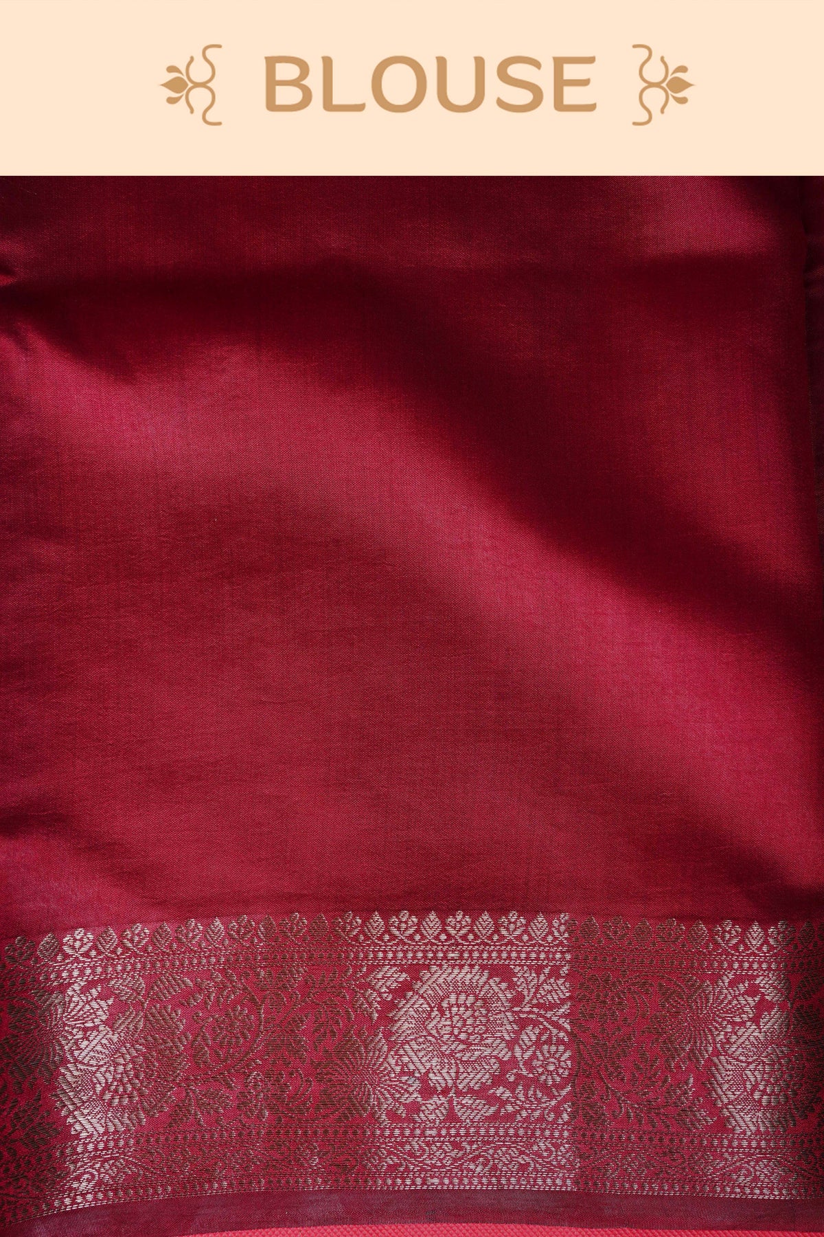 Royal Cream colour Banarasi soft silk saree