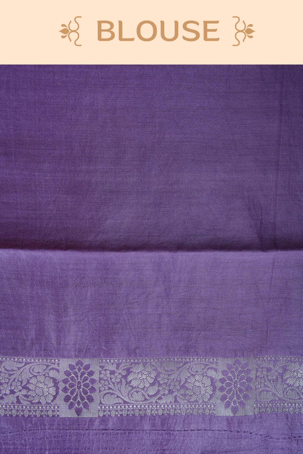 Lavender colour Banarasi soft silk saree