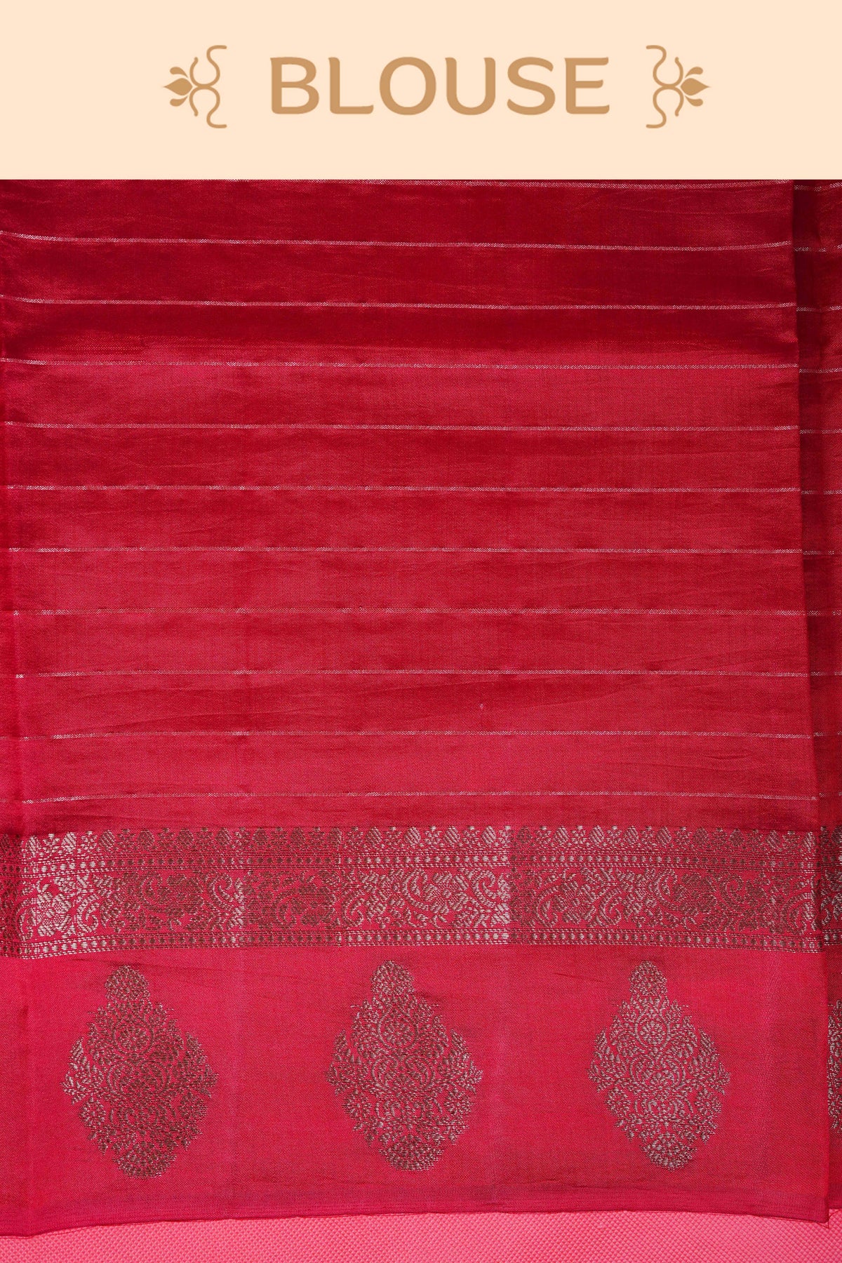 Blue colour Banarasi soft silk saree