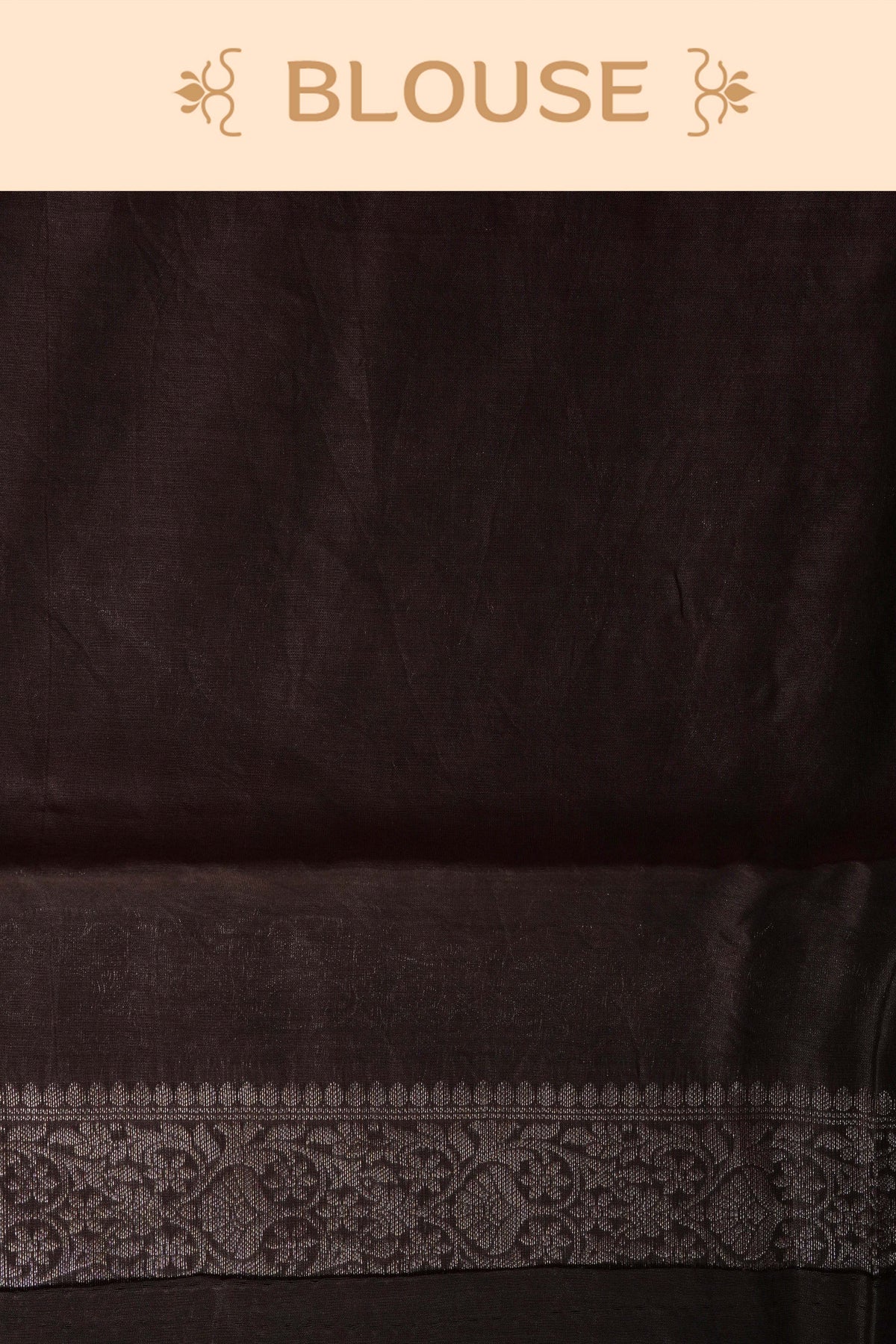 Maroon colour Banarasi Chanderi silk saree