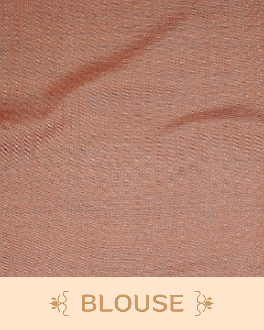 Pastel peach colour soft silk saree