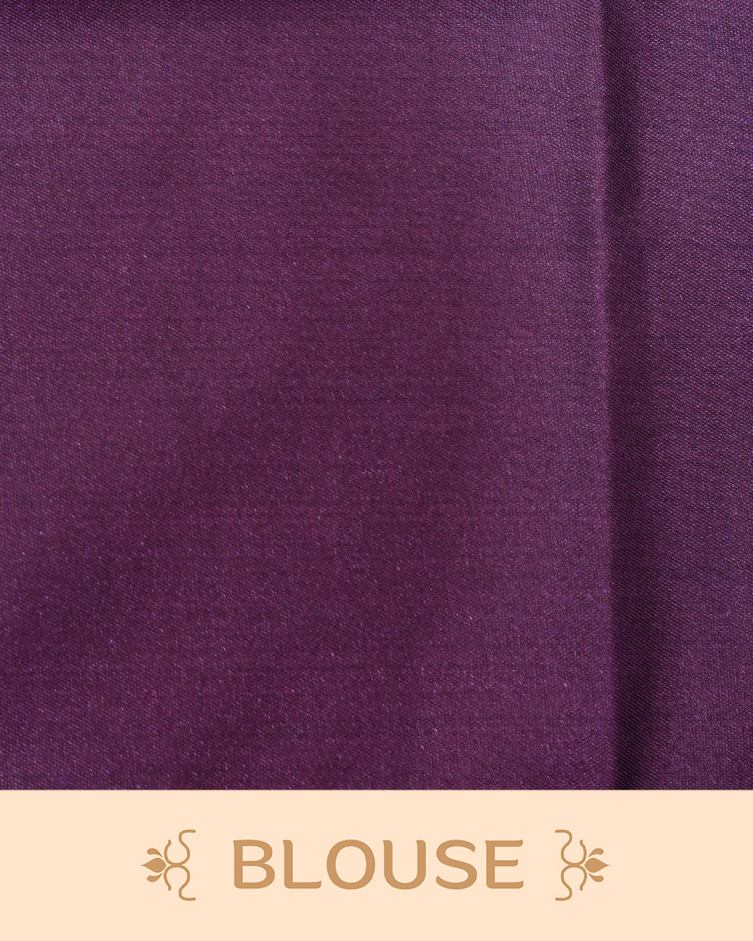 Maroon colour soft silk saree featuring antique zari motifs on body with contrast dark purple colour pallu & paired with matching blouse piece.