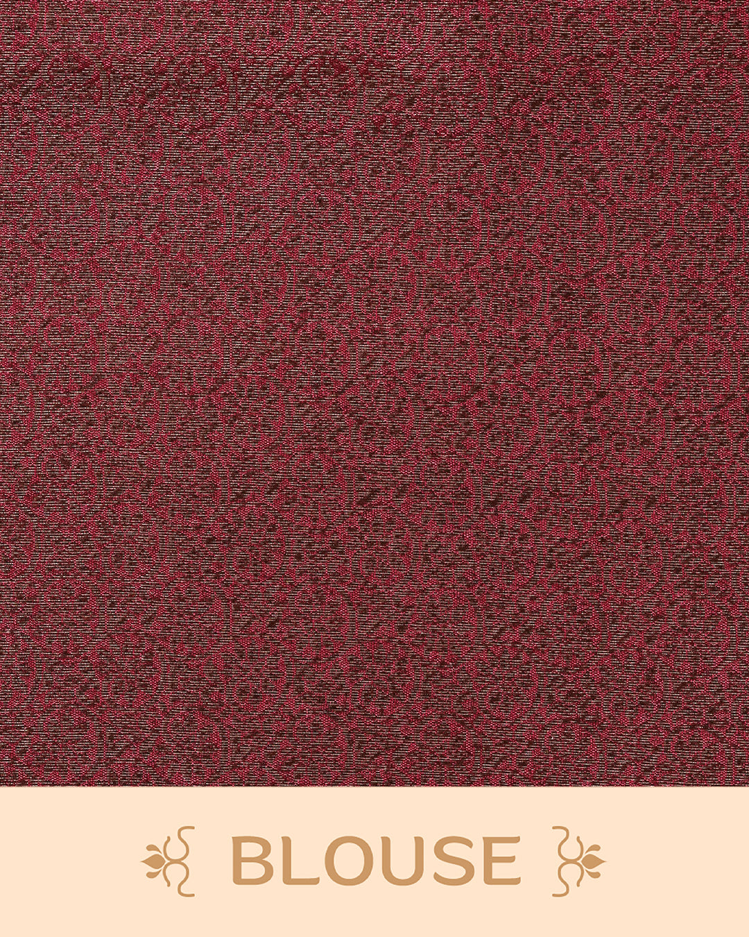 Dark teal colour semi linen saree thread motifs on body, contrast dark pink colour gold zari border, rich pallu comes with matching blouse piece