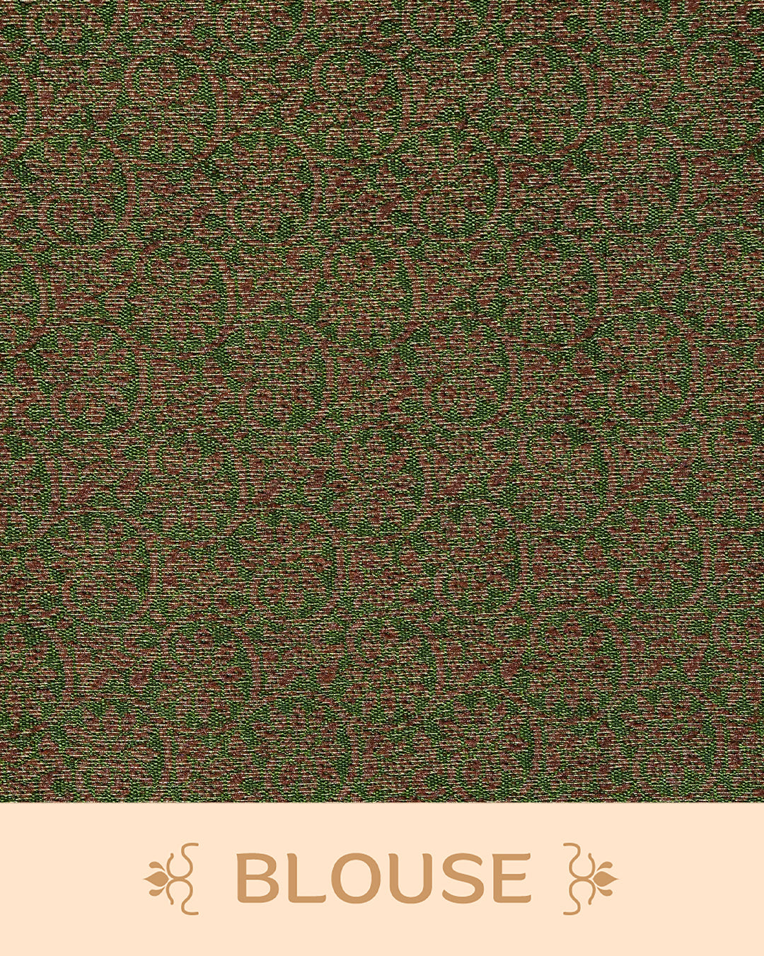 Teal blue colour semi linen saree thread motifs on body, contrast green colour gold zari border, rich pallu comes with matching blouse piece