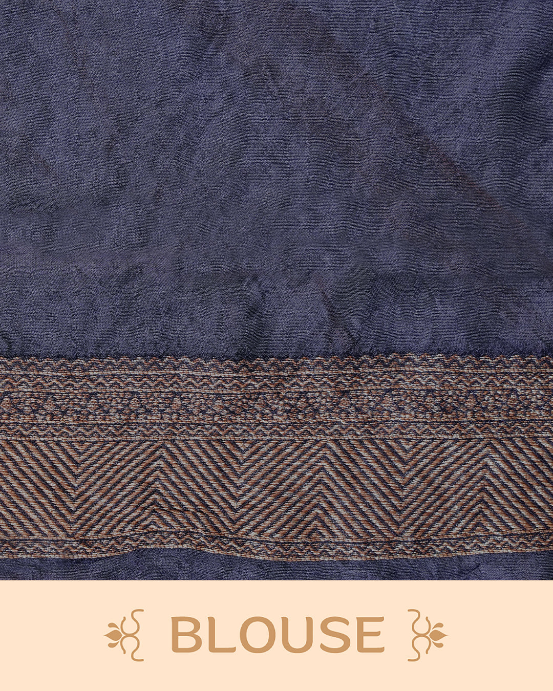 Dark purple Colour banaras bandhani saree
