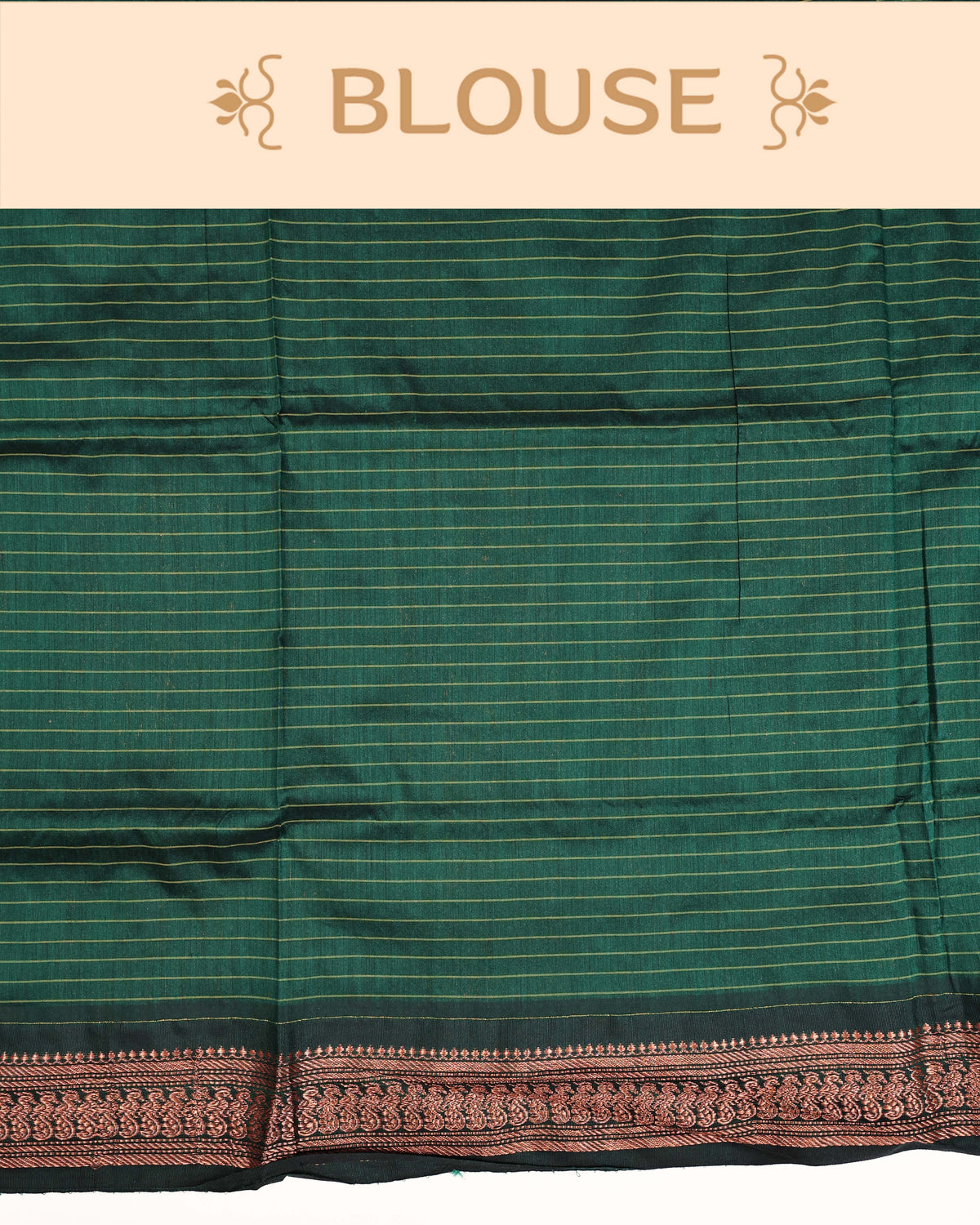 Pinkish peach colour Kalyani Cotton Saree