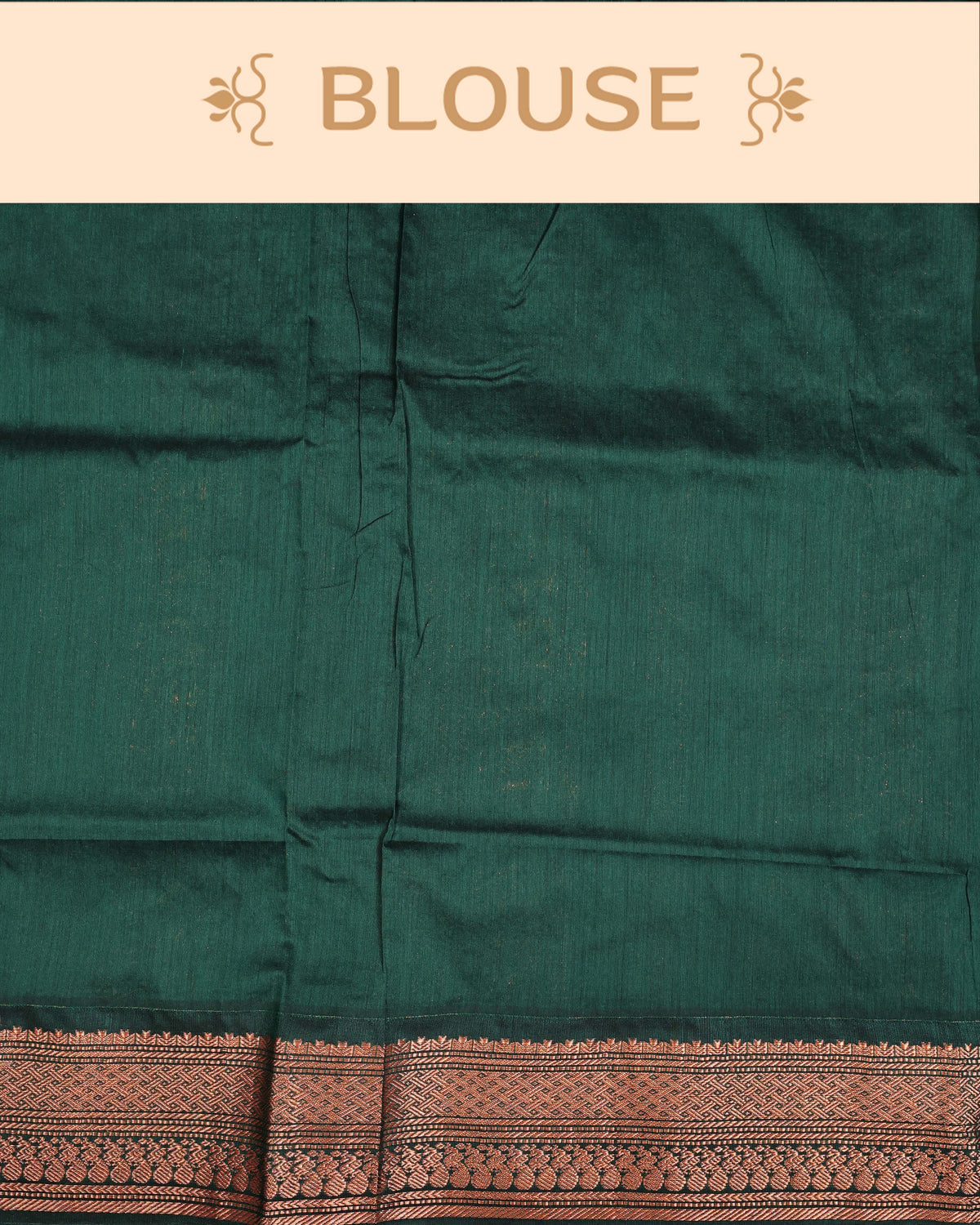 Pinkish peach colour kalyani cotton saree