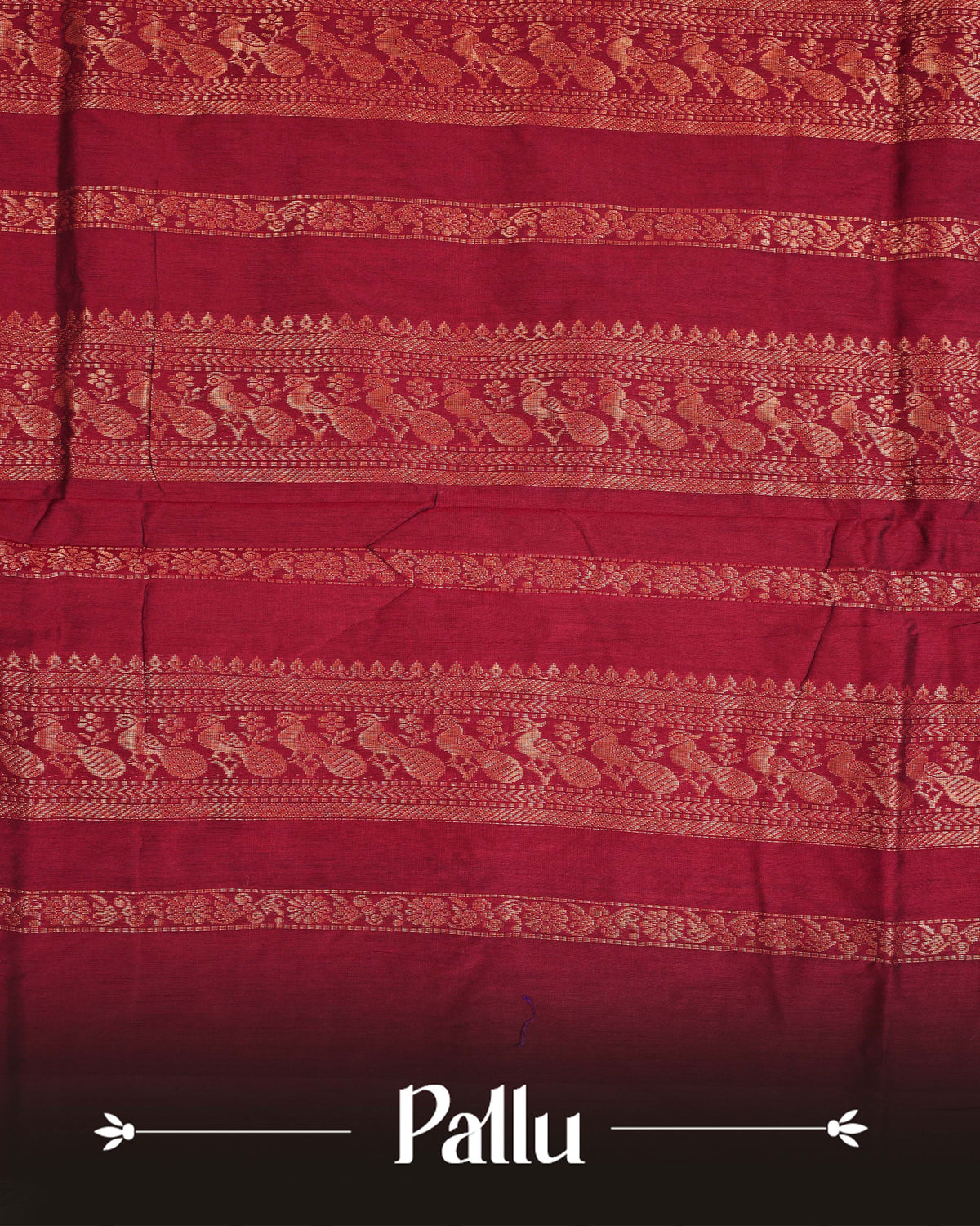 Peacock blue colour Kalyani Cotton Saree