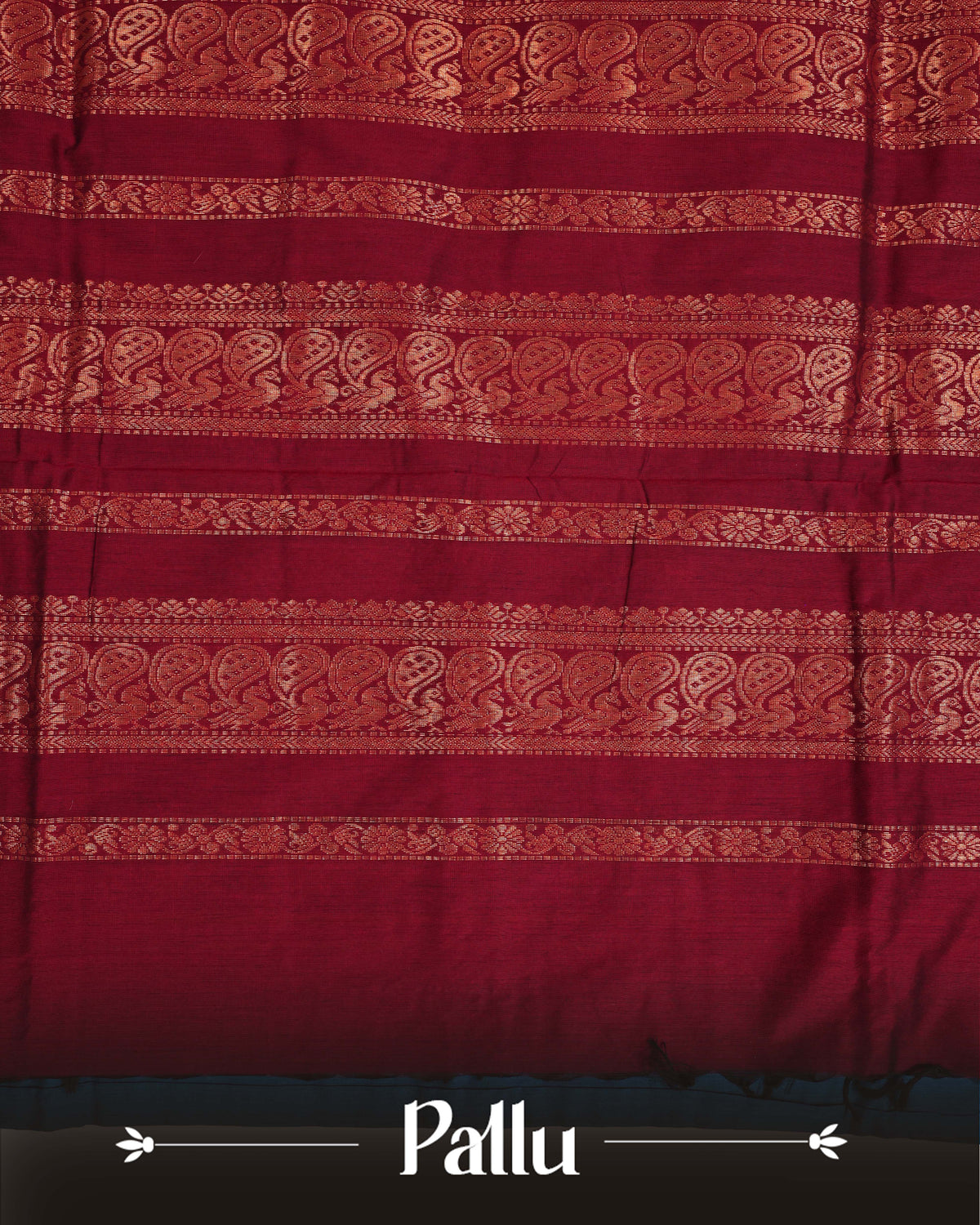 Peacock blue colour Kalyani Cotton Saree