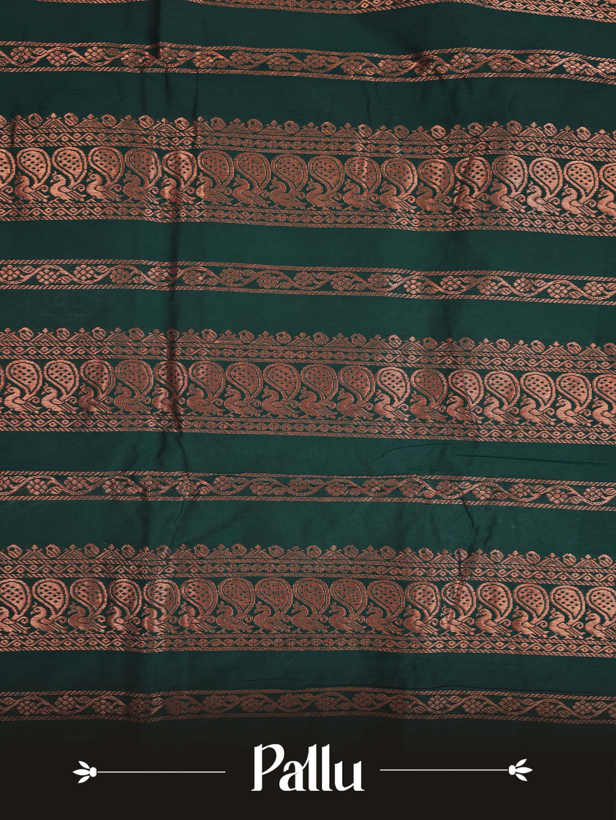 Rust orange colour Kalyani Cotton Saree