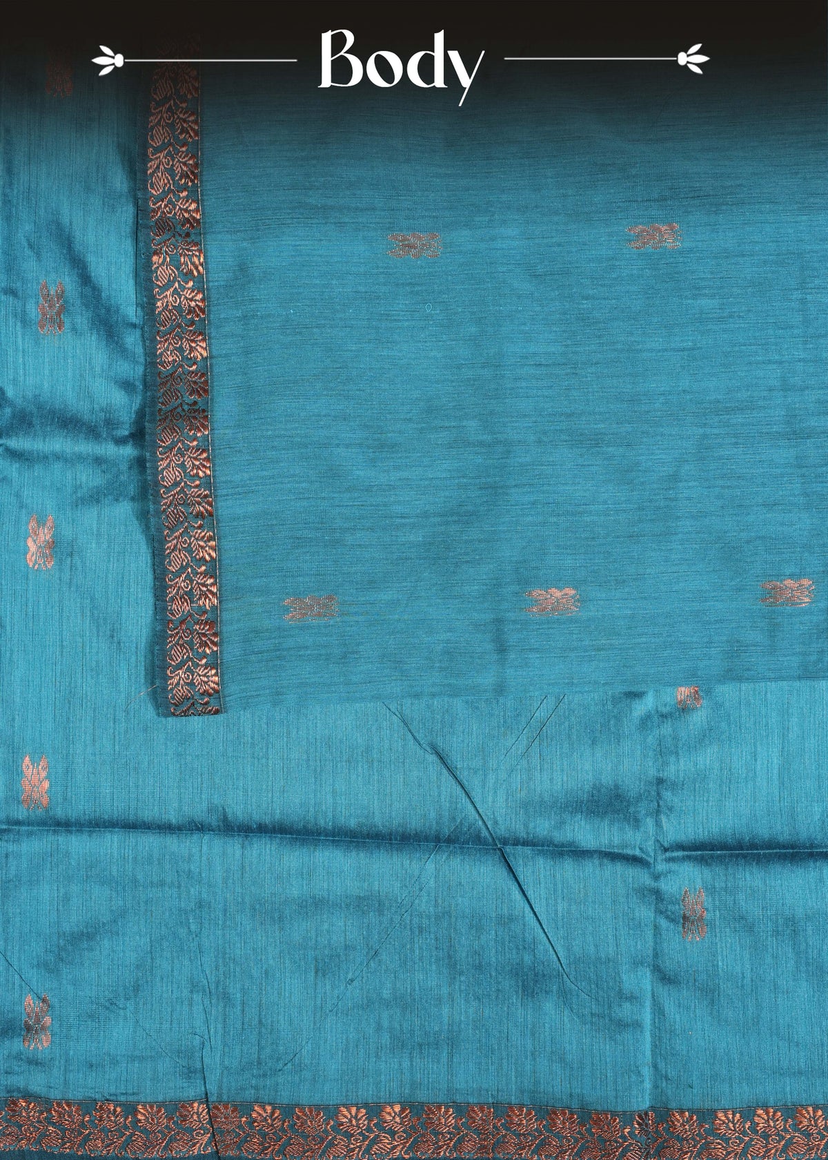 Sky blue colour Kalyani Cotton Saree