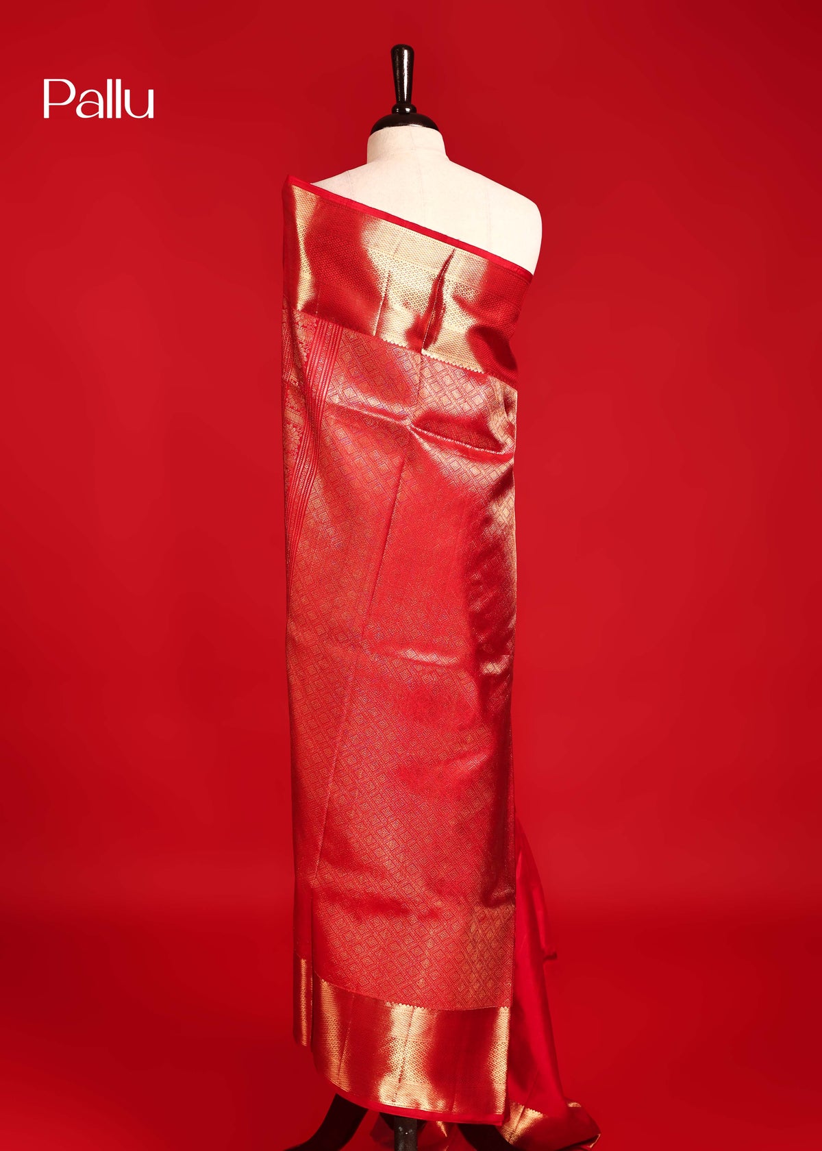 Red Colour Soft Kancheepuram Silk saree.