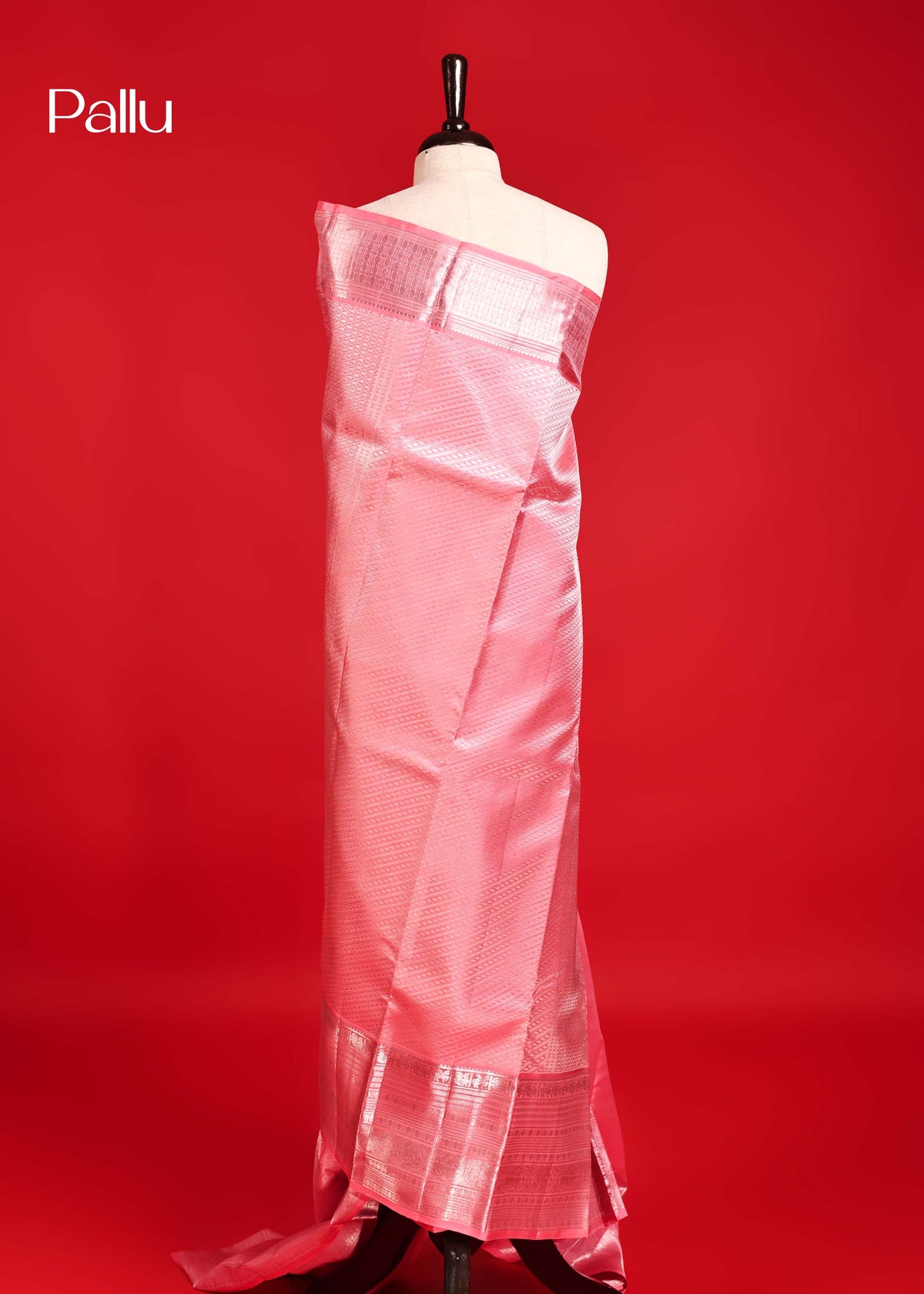 Baby Pink Colour Samudrika Silk saree.