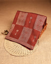 Maroon Colour Banaras Tussar Silk Saree