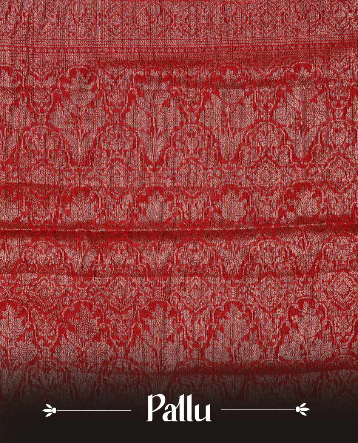 Pink colour banaras saree featuring Gold zari buttas on body, complemented by contrast Maroon colour with simple zari border, comes with matching blouse piece.