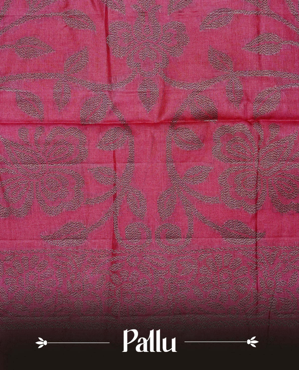 Maroon colour banaras saree featuring Antique zari kodi pattern on body, complemented by Zari pattern on self colour border, comes with matching blouse piece.