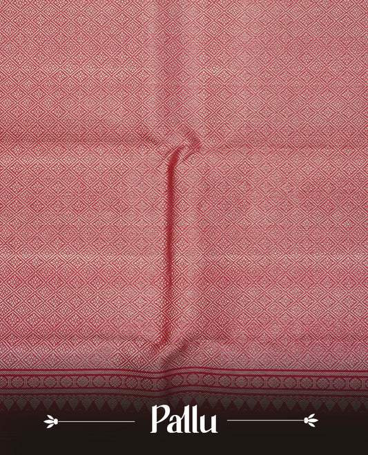 Mustard colour traditional kancheepuram silk saree