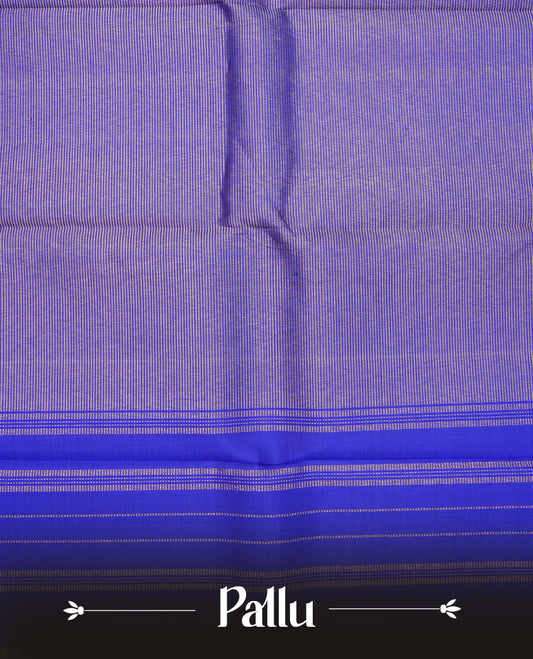 Green & white Traditional kancheepuram silk saree