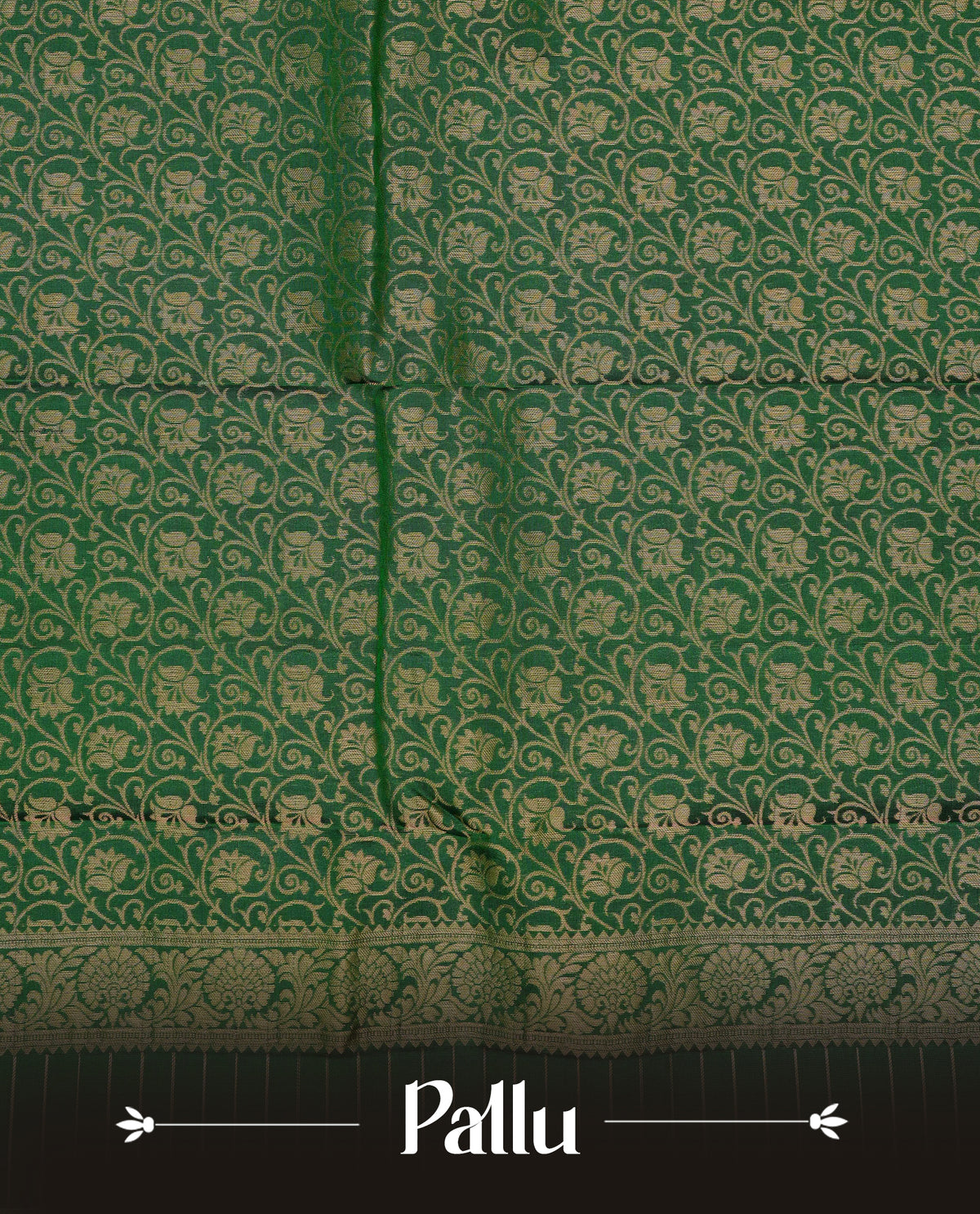 Magenta Colour Traditional Kancheepuram Silk Saree with Gold Zari Checks and Floral Buttas on the Body, Enhanced with a Contrast Green Colour  with Grand Gold Zari Border and Rich Pallu, Paired with a Matching Blouse Piece.