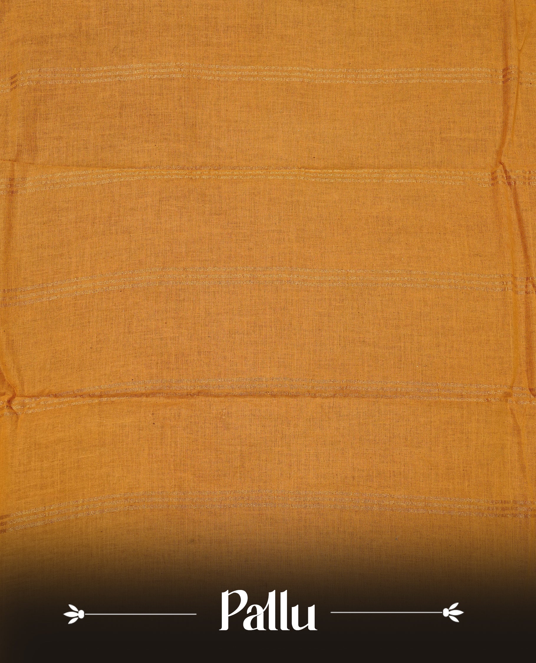 Dark Brown colour Sungudi cotton saree with a plain body, a contrast Mustard with temple zari border & pallu ,paired with a matching blouse piece.