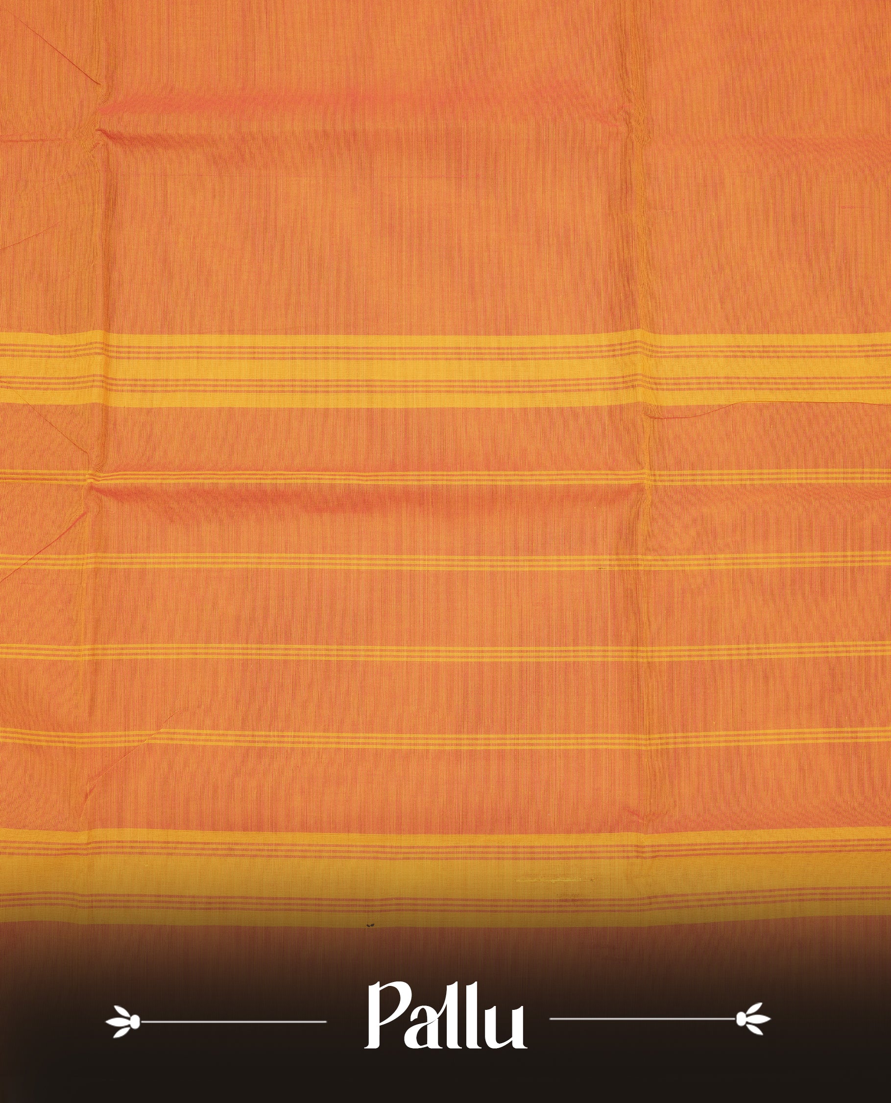Rust orange colour chettinad cotton saree featuring elegant plain body, Contrast maroon colour with Gold zari border, comes with matching blouse piece.