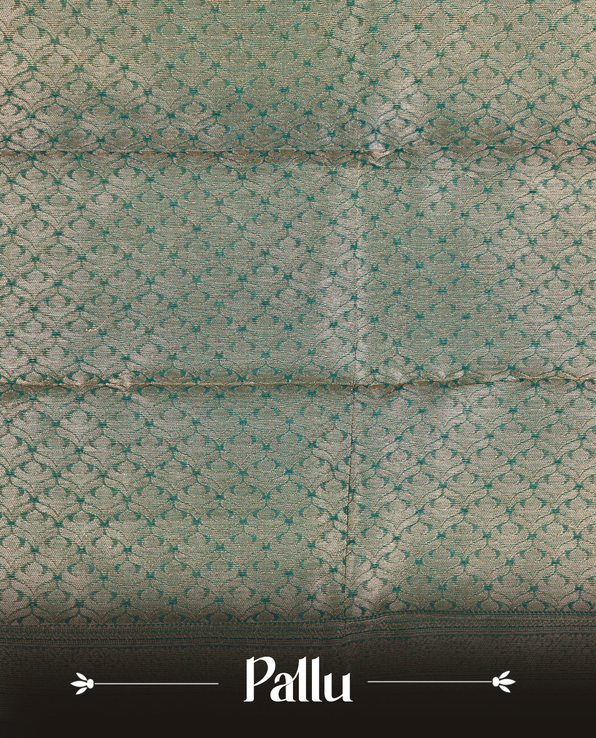 Bright olive colour soft silk saree