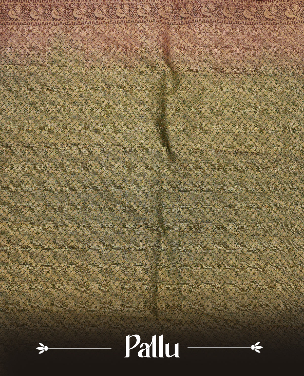 Maroon colour soft silk saree featuring gold zari stripes with buttas on body, contrast dark forest colour gold zari peacock & traditional border, grand pallu comes with matching blouse piece.