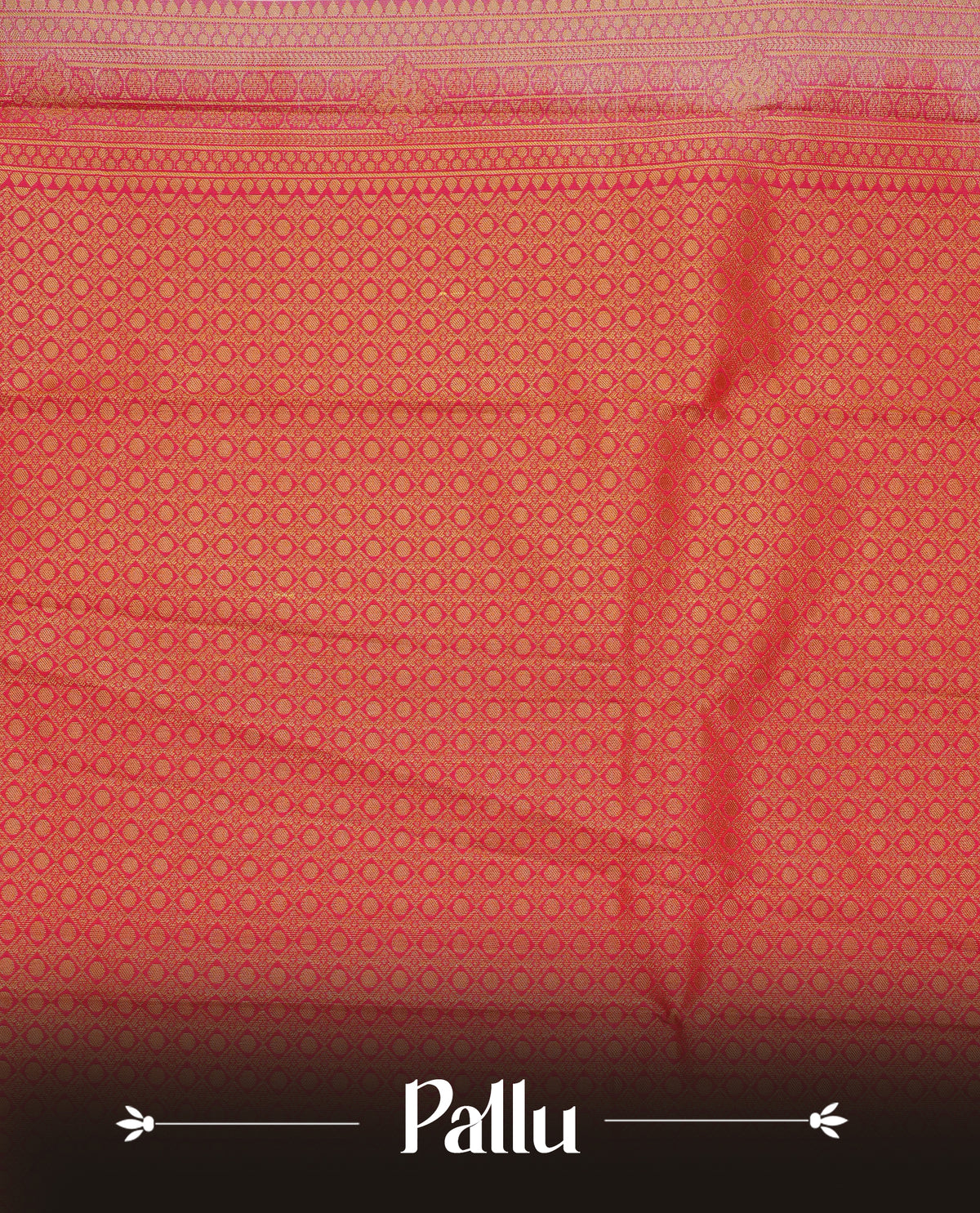 Off white colour silk saree featuring gold zari tripes with floral patterns on body, contrast red with gold zari traditional border, contrast grand pallu comes with matching blouse piece .