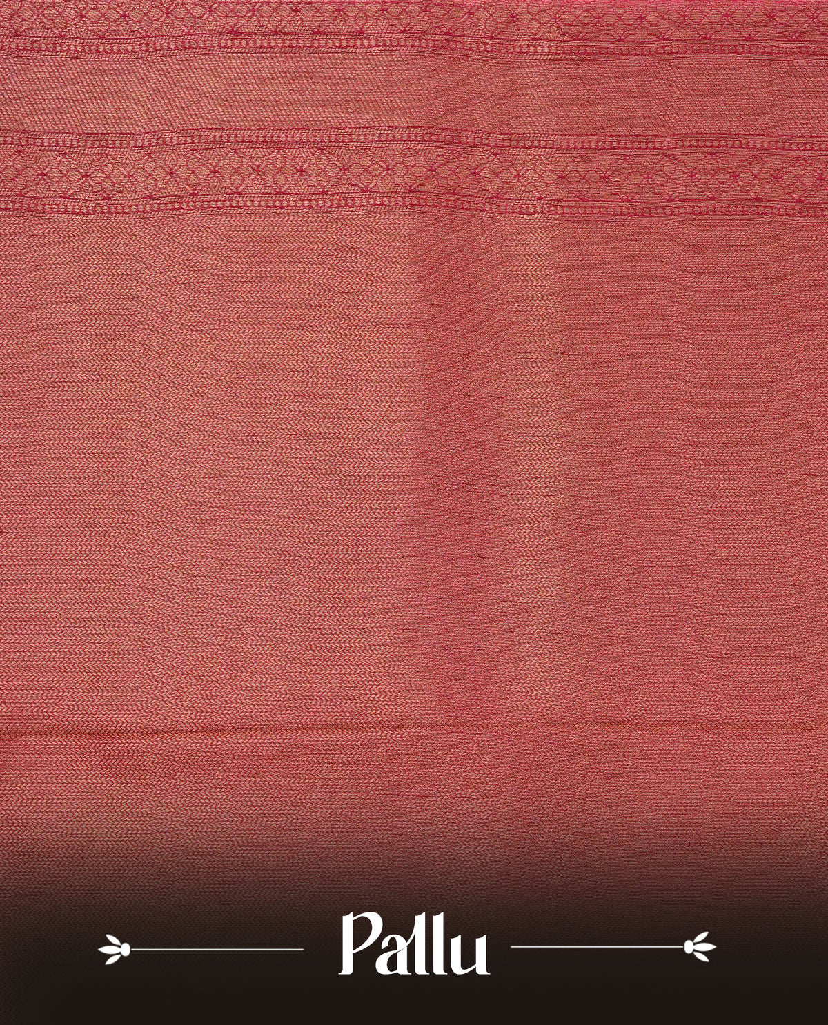 Pink colour softie silk saree featuring gold zari, rich pallu floral pattern brocade body, with contrasting maroon colour border.paired with matching blouse piece.