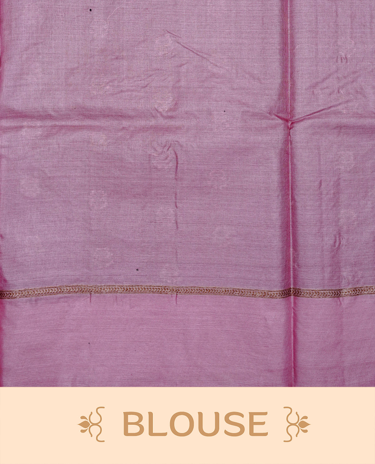 Grape colour banaras silk saree featuring Gold zari buttas on body, complemented by contrast light pink colour border, comes with matching blouse piece.