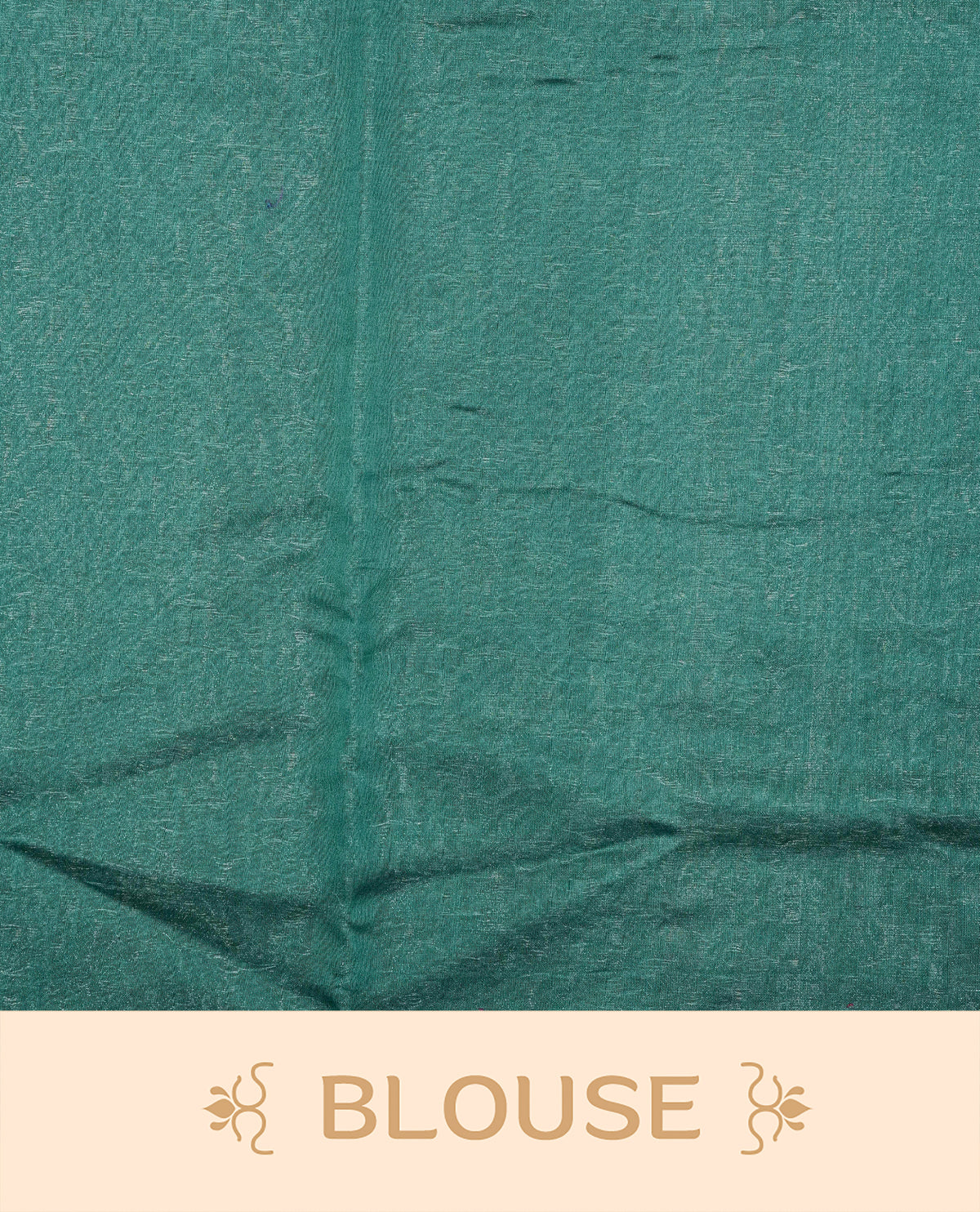 Sky blue colour Banaras silk saree featuring gold zari buttas on body, complemented by contrast teal colour border, comes with matching blouse piece.