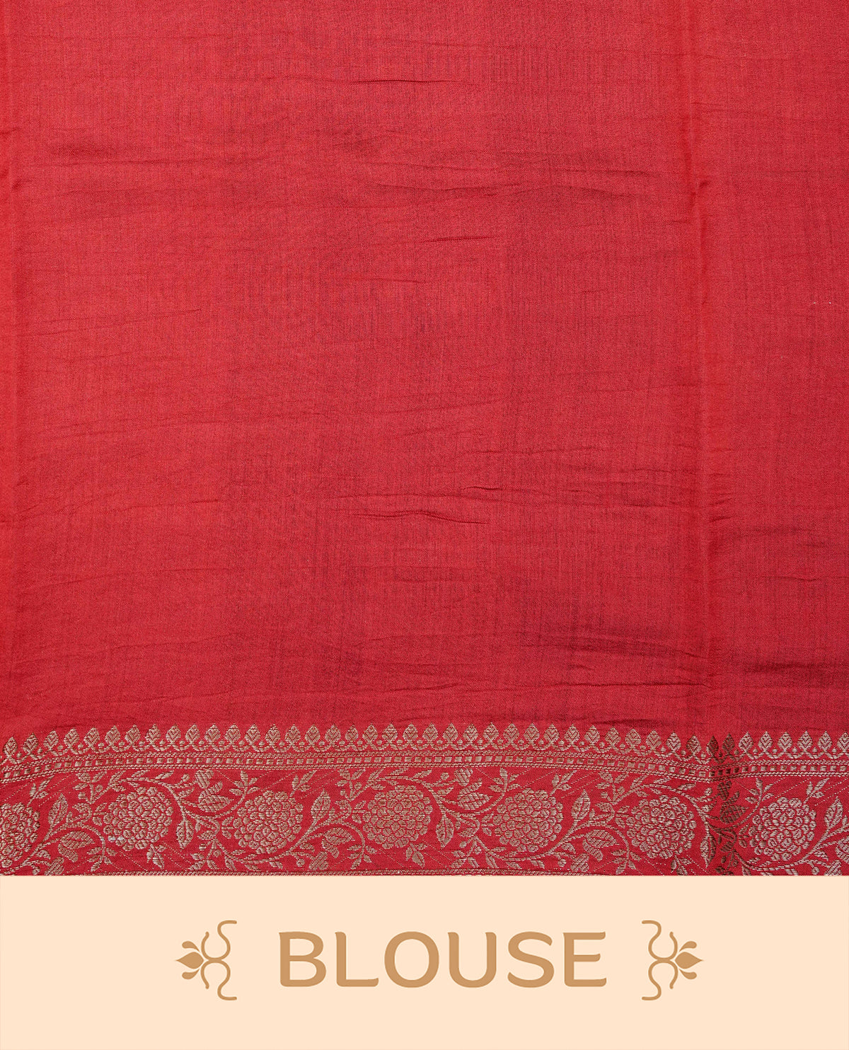 Teal blue colour banaras saree featuring gold zari motifs on body, complemented by contrast Maroon colour with gold zari border, comes with matching blouse piece.