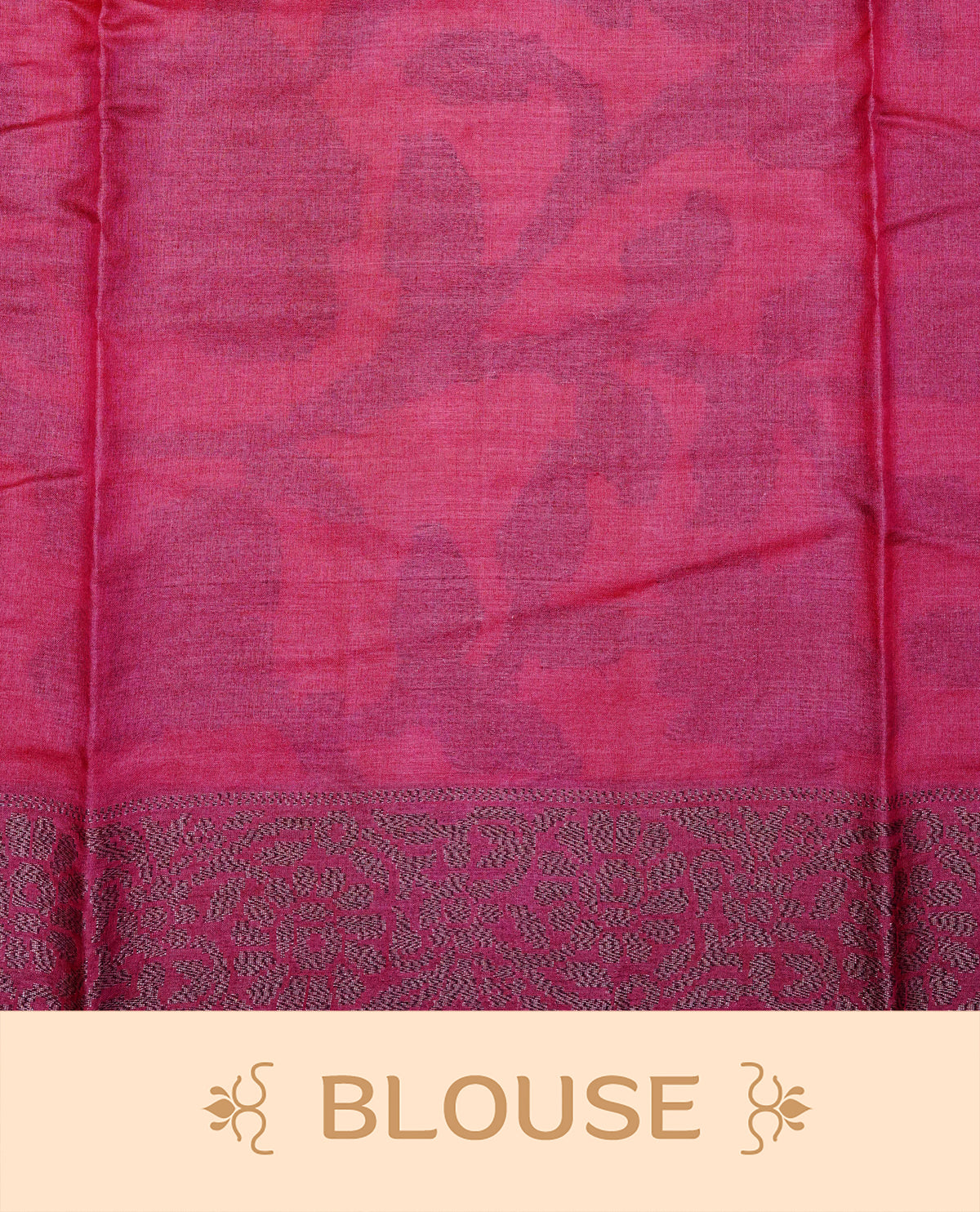 Maroon colour banaras saree featuring Antique zari kodi pattern on body, complemented by Zari pattern on self colour border, comes with matching blouse piece.