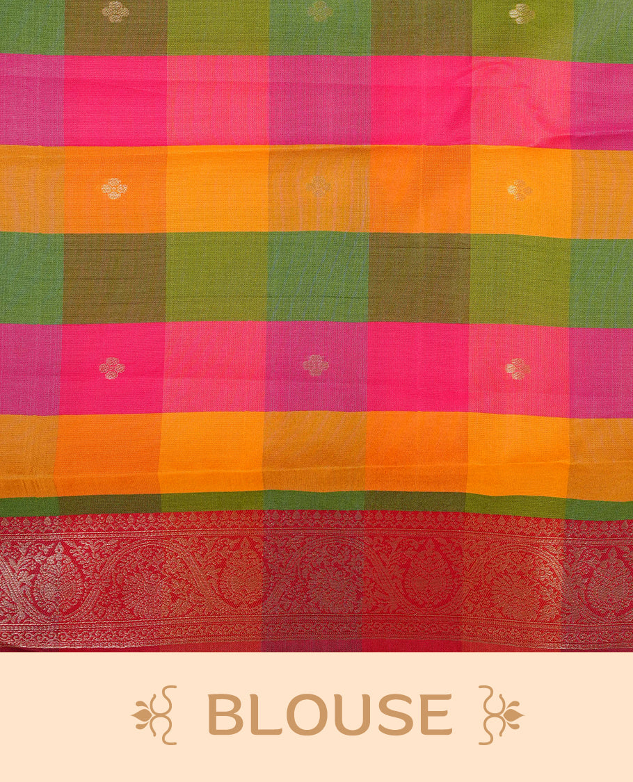 MultiColour colour soft silk saree.