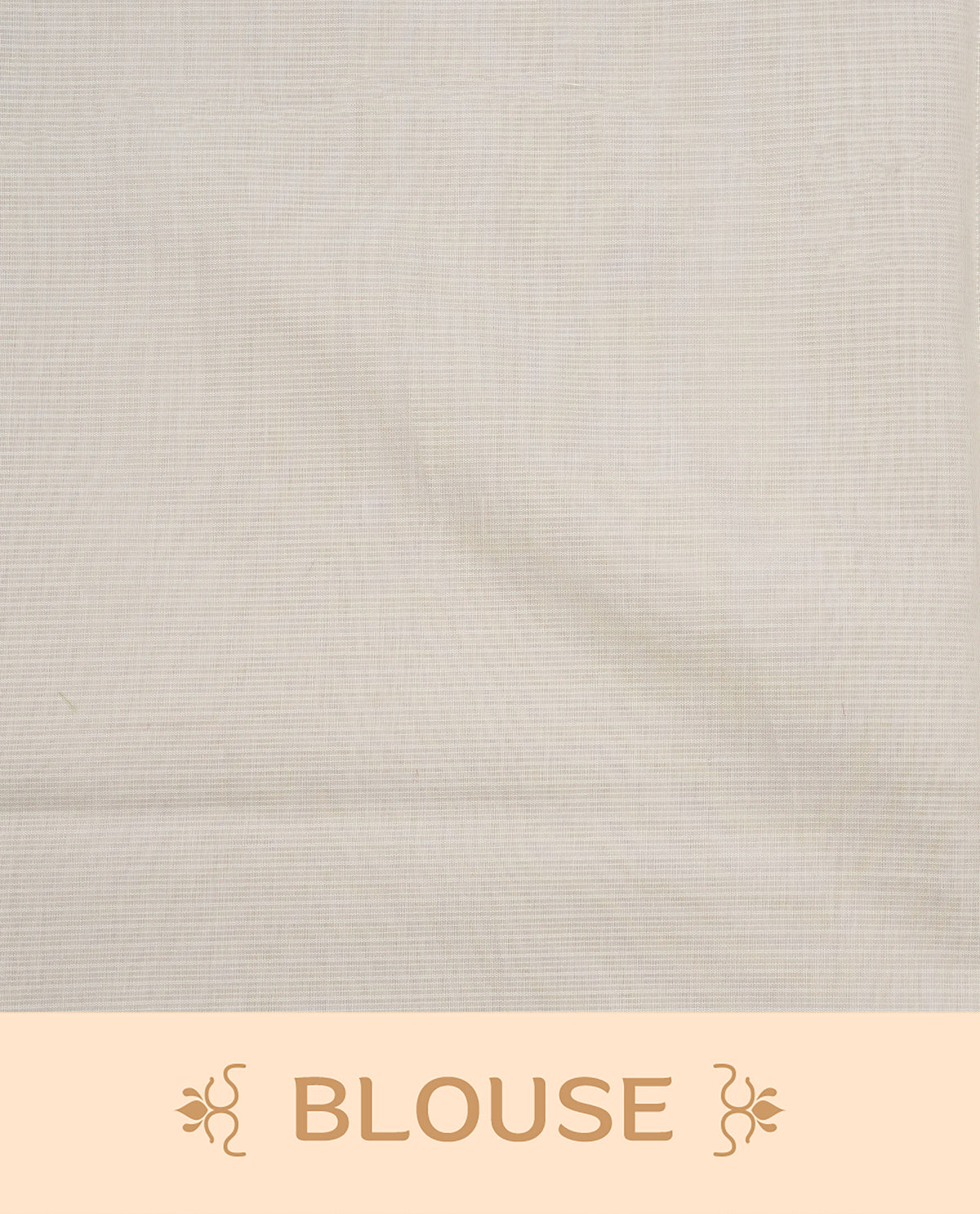 Cream with Brown colour Net Kota Designer saree.