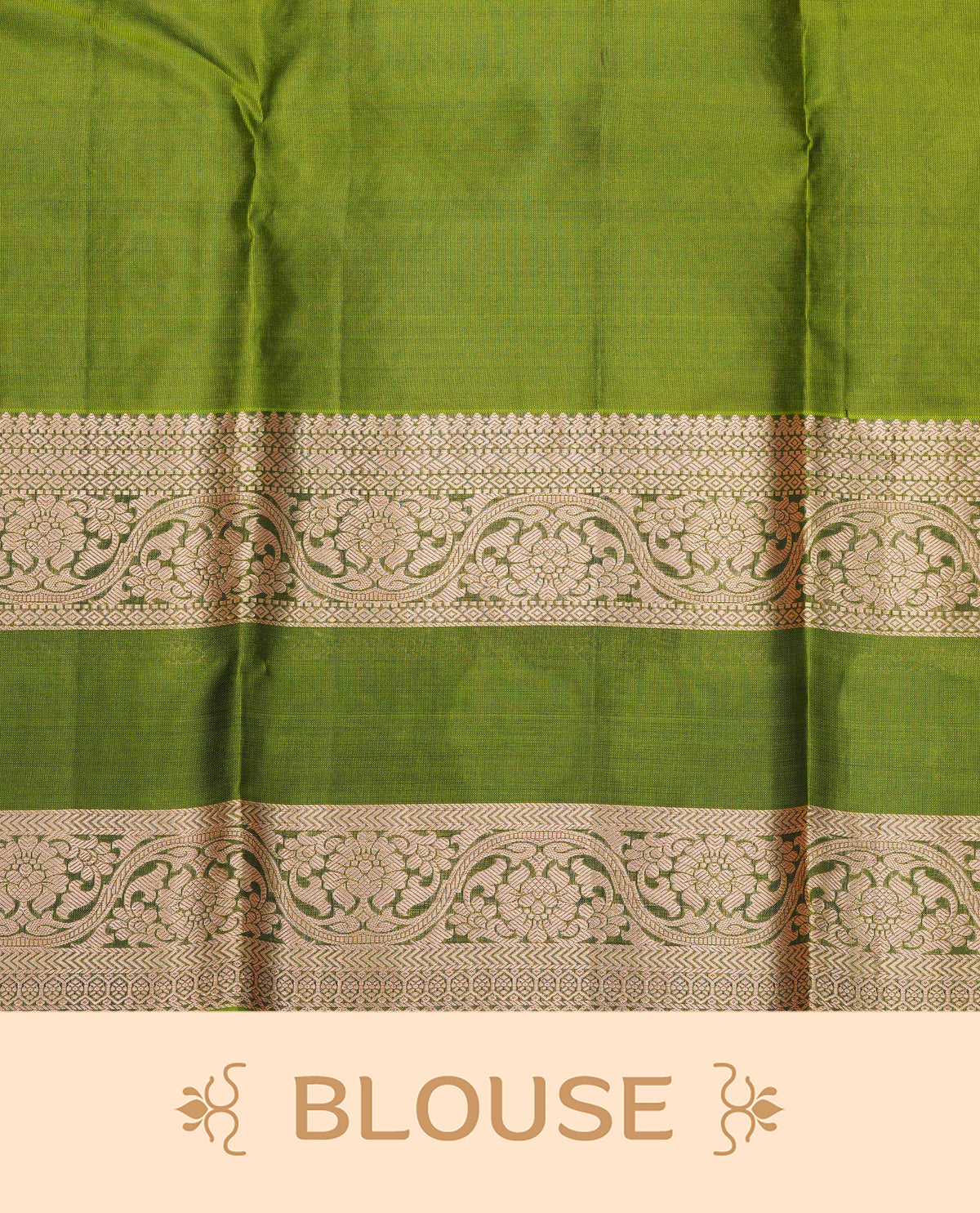 Teal Blue colour Traditional Kancheepuram Silk Saree with Elegant Gold Zari Buttas on the Body, Enhanced with a Contrast Green Colour  with Gold Zari Border and Rich Pallu, Paired with a Matching Blouse Piece.