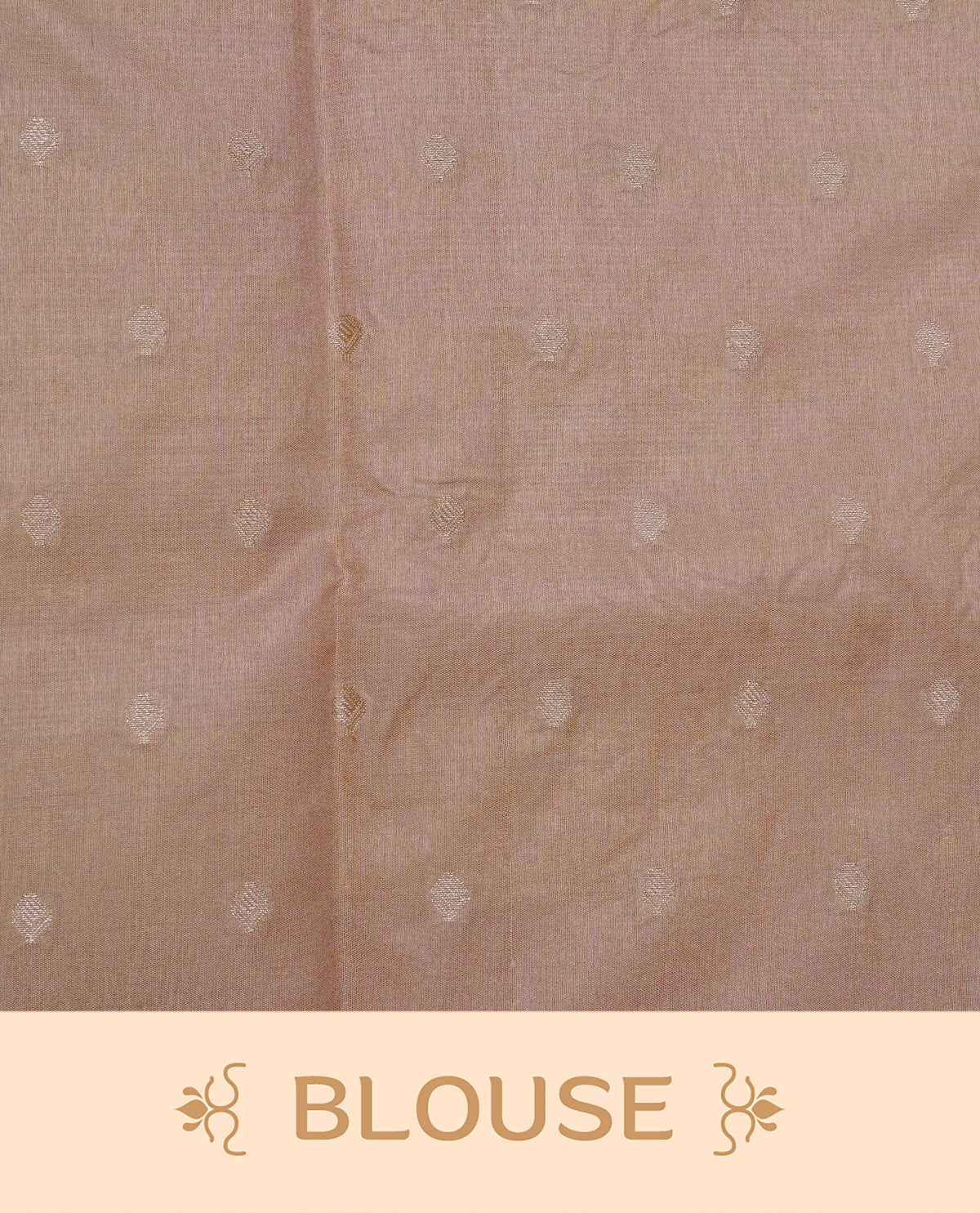 Pastel Peach colour Net Kota Designer saree.