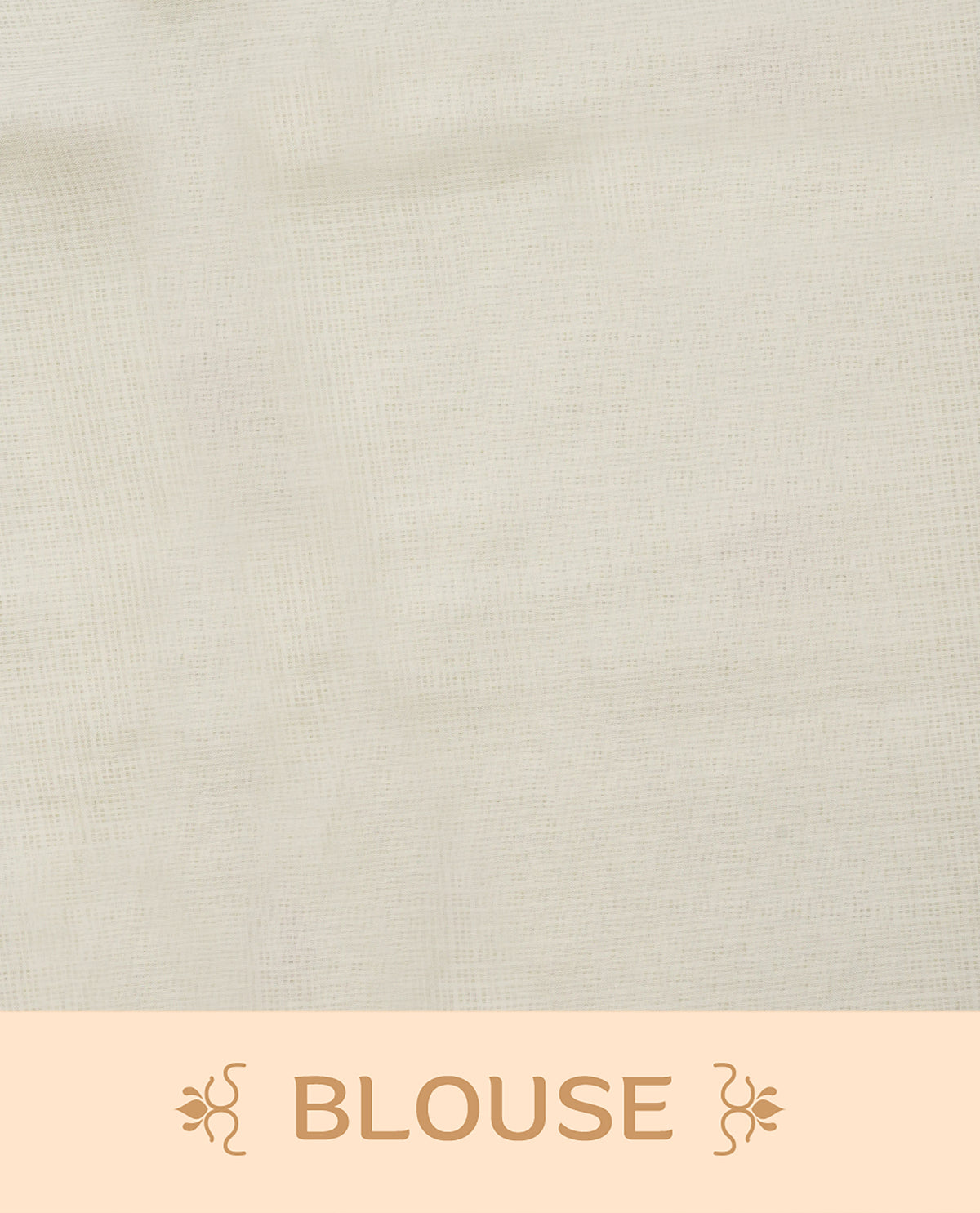 Cream colour Net Kota Designer saree.