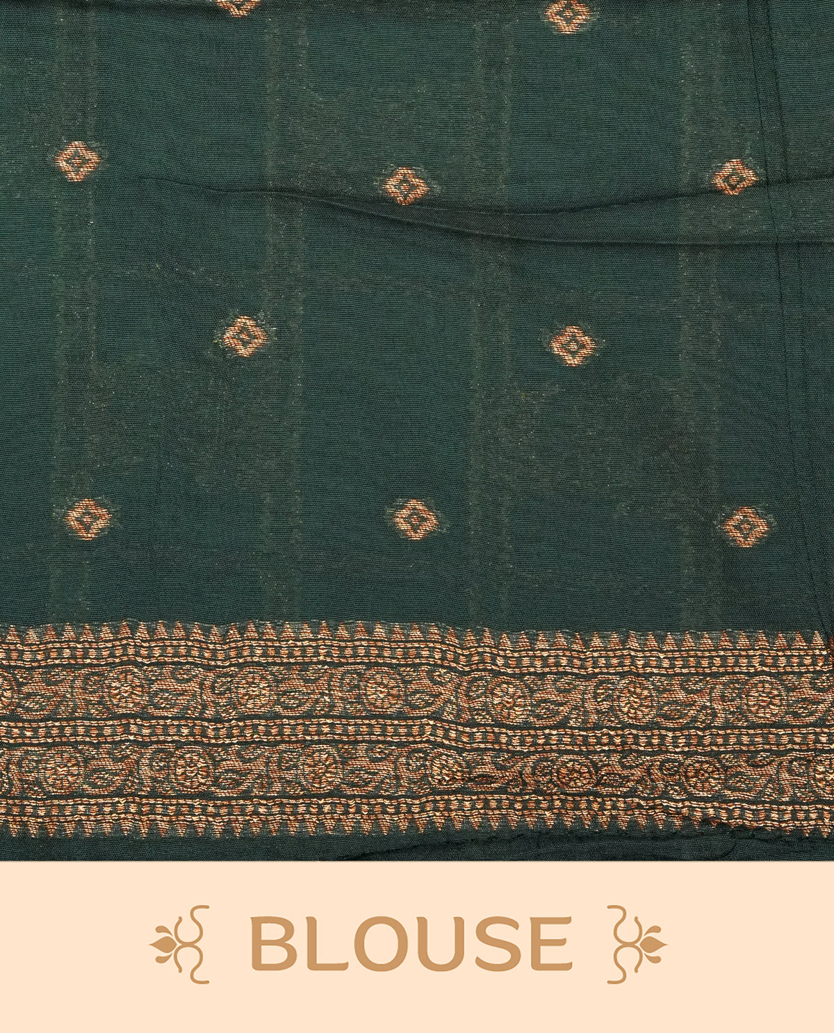 Green Colour Banaras Silk Tussar Georgette Saree