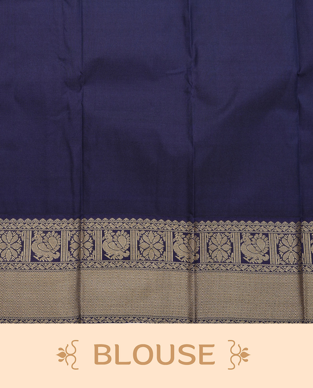 Aqua & Mehandi colour soft silk saree featuring check pattern with gold zari buttas on body, contrast navy blue colour gold zari Peacock & floral traditional border, grand pallu comes with matching blouse piece.