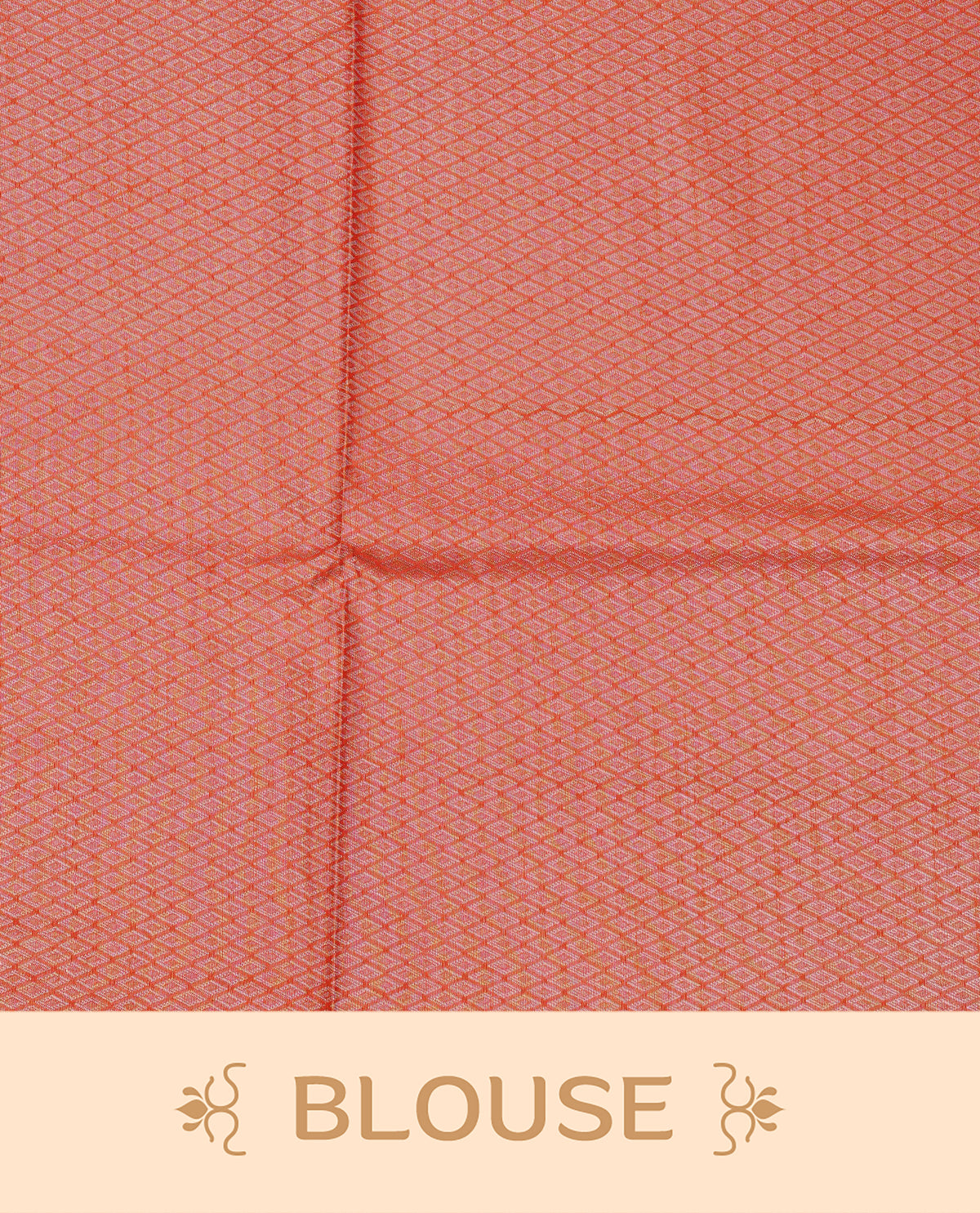 Rust orange colour softie silk saree featuring silver zari, rich pallu brocade body, with contrasting self colour border.paired with matching blouse piece.